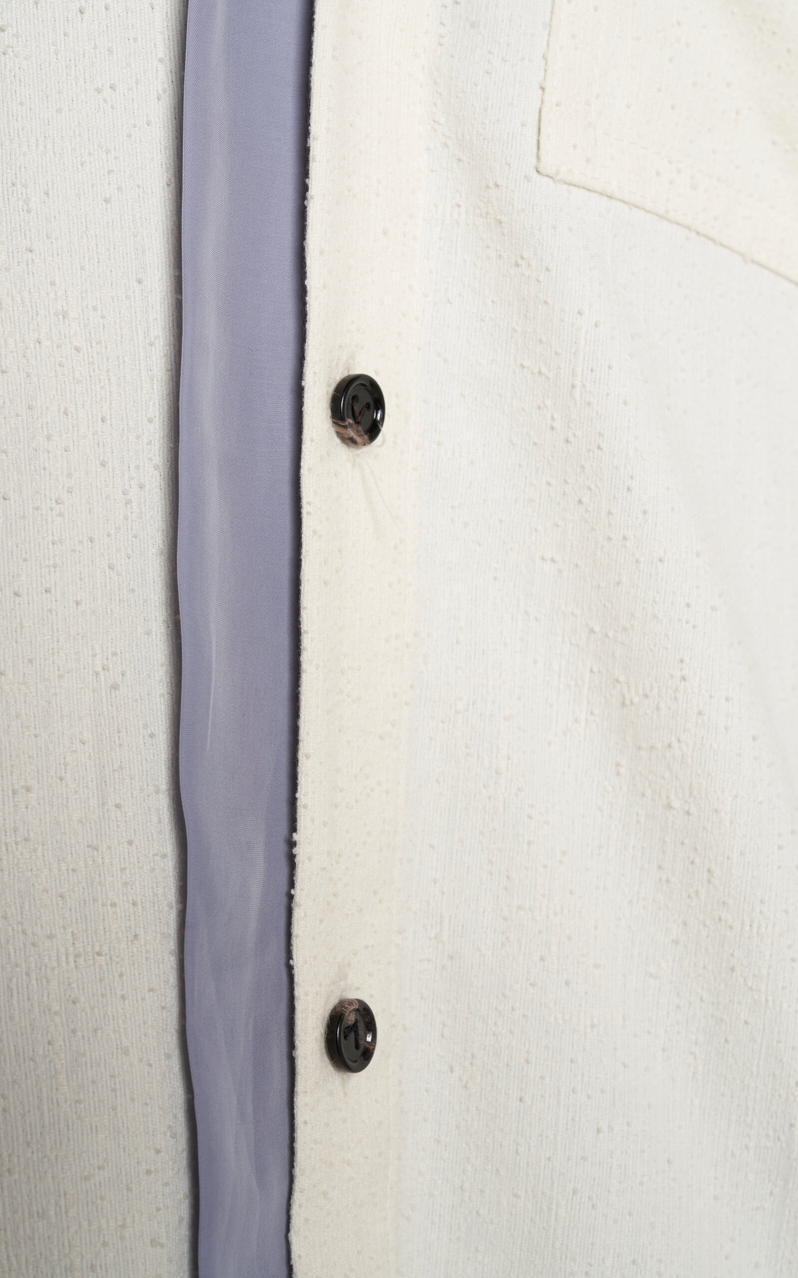 Knotted Cotton Shirt white - 6