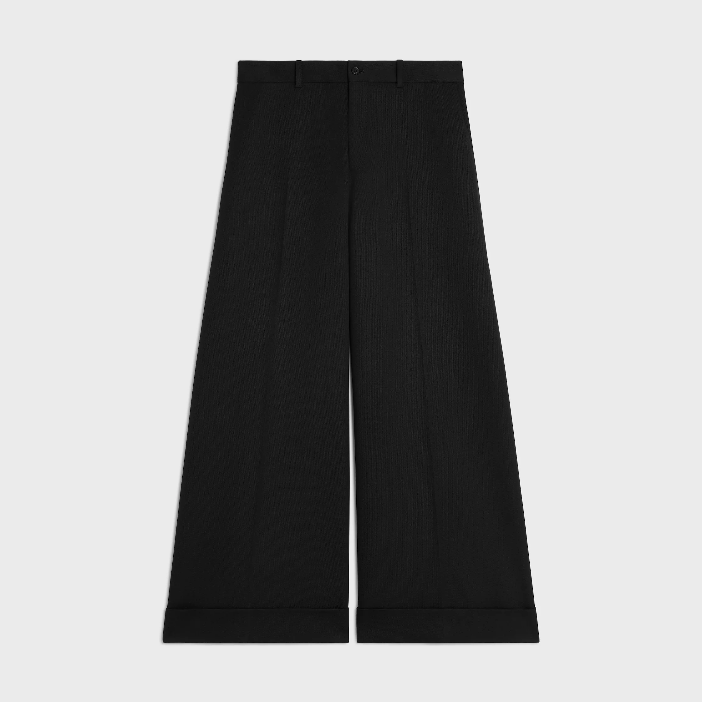 dock trousers IN wool and mohair gabardine - 1