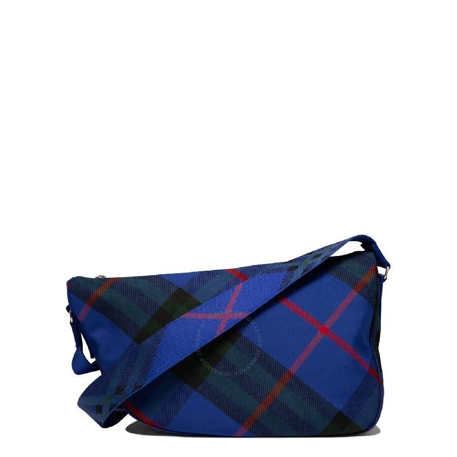 Burberry Check Pattern Shield Messenger Bag - 2