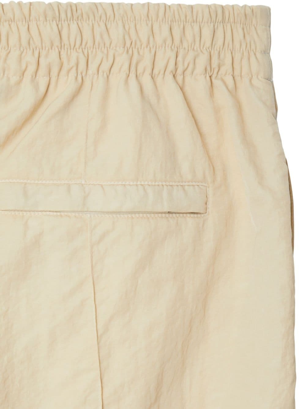 crinkled wide-leg track pants - 5