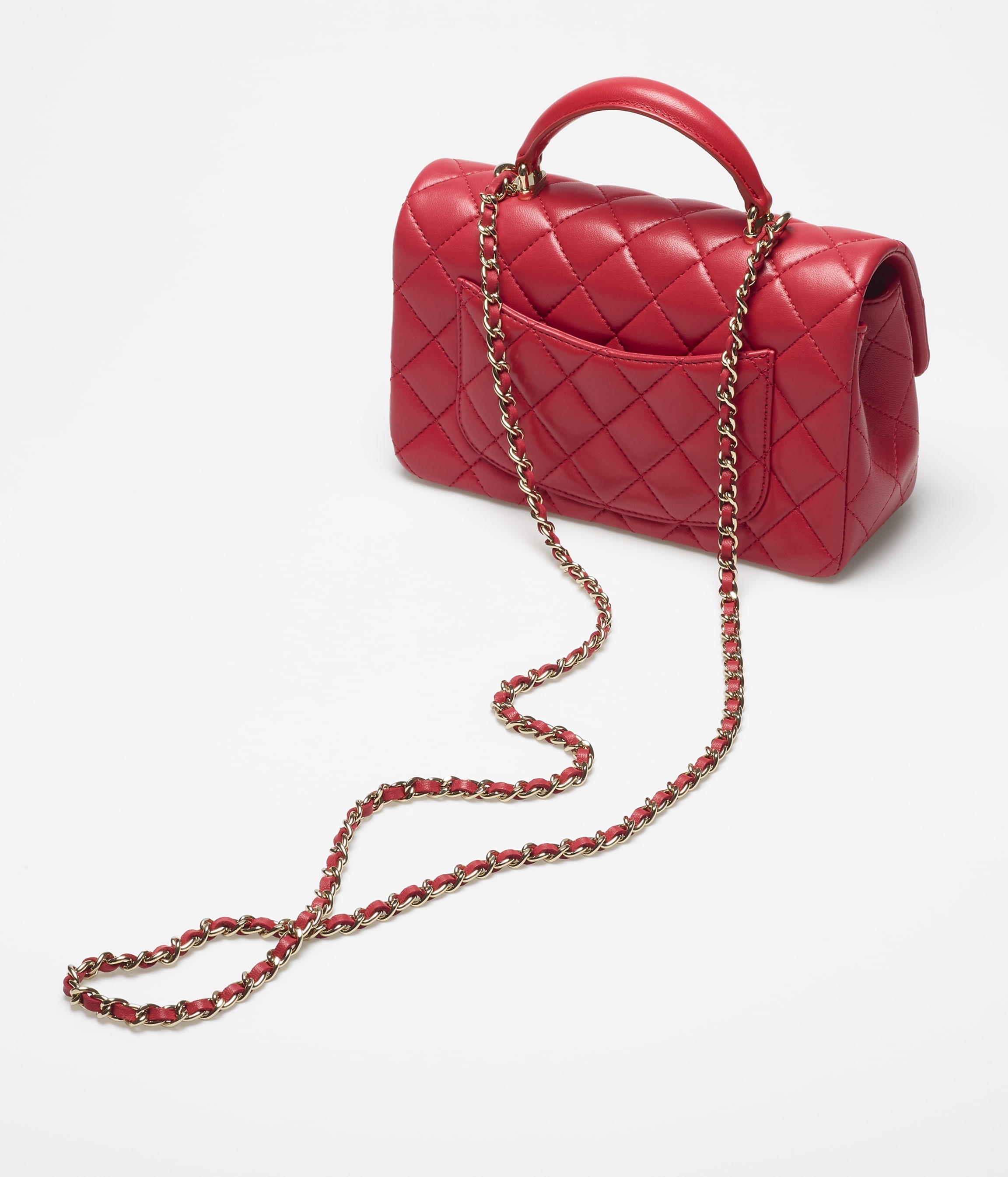 Mini Flap Bag with Top Handle - 4