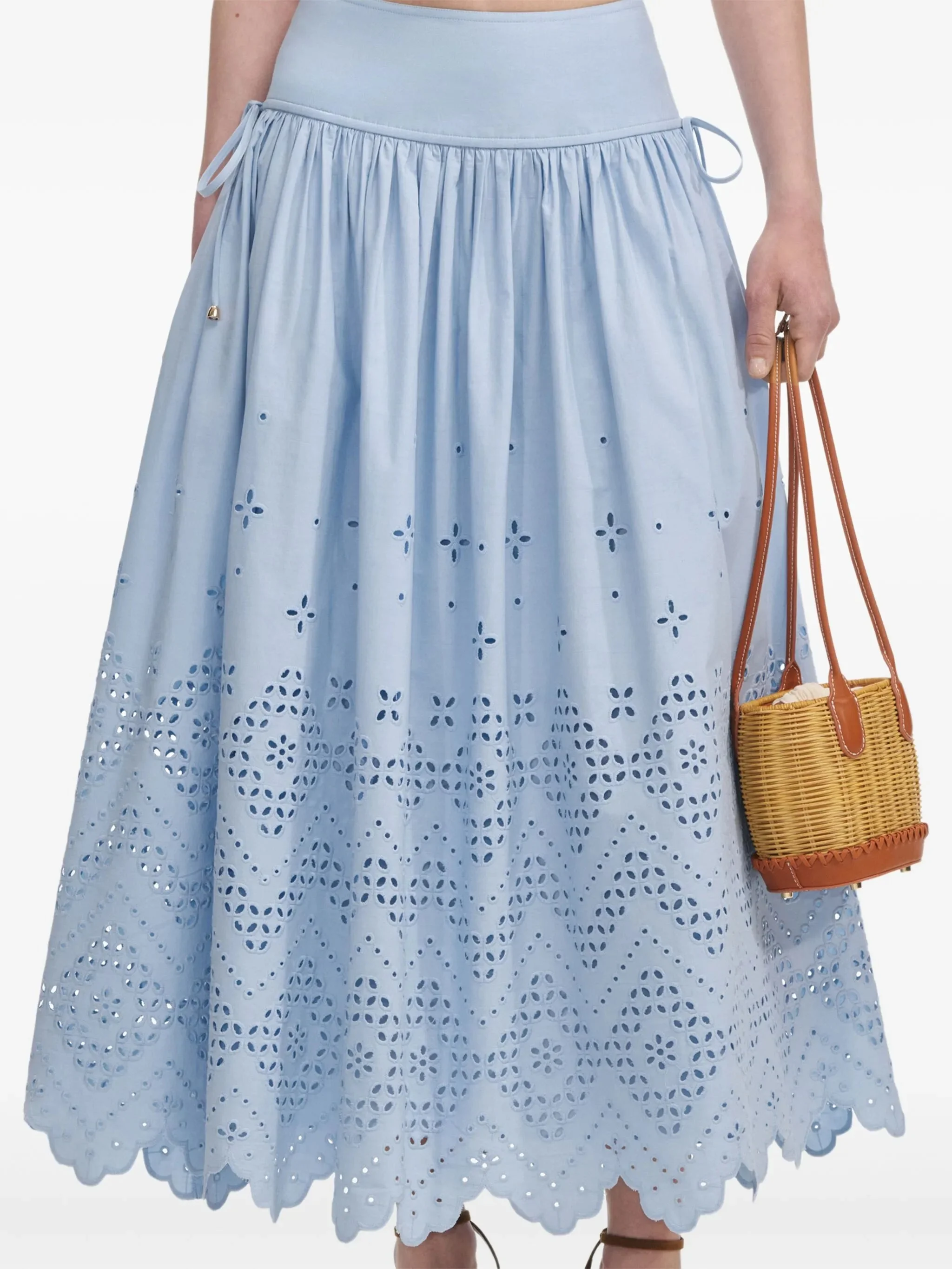 cotton A-line skirt - 1