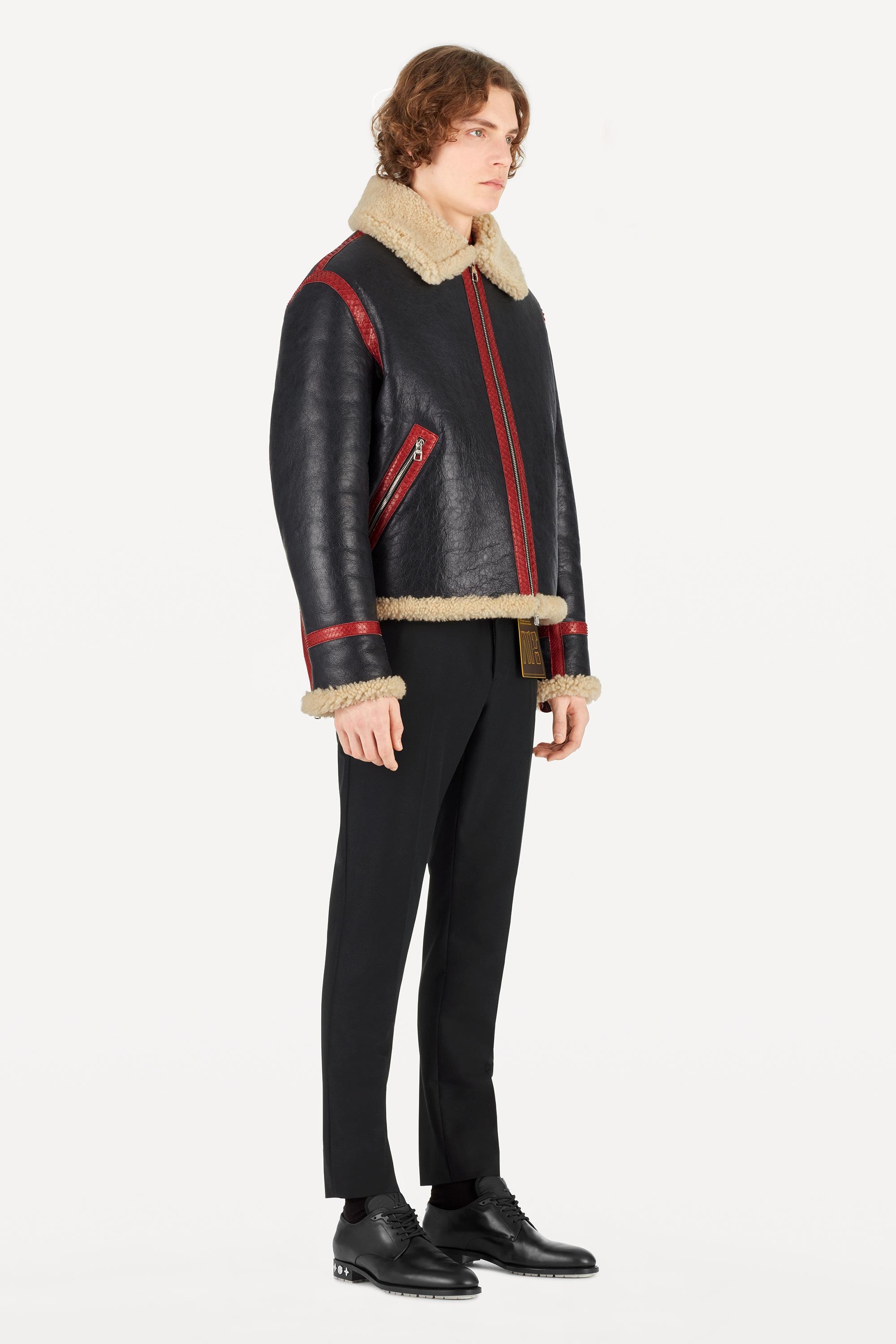 Shearling Aviator with Python - 3