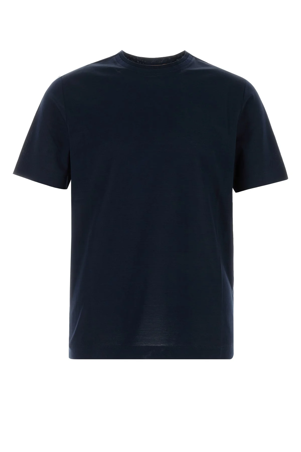 Midnight blue cotton t-shirt - 1