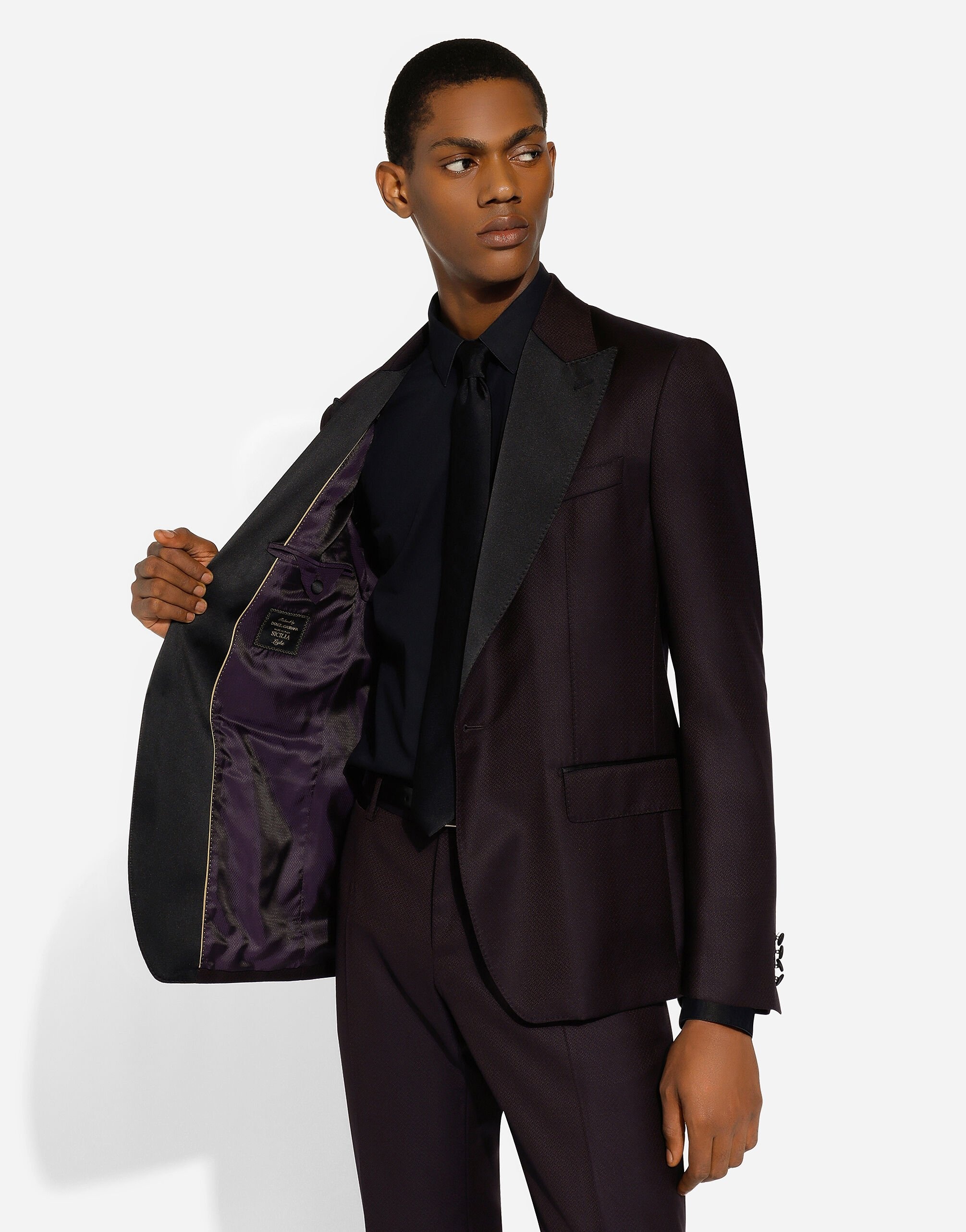 Single-breasted tuxedo suit - 5