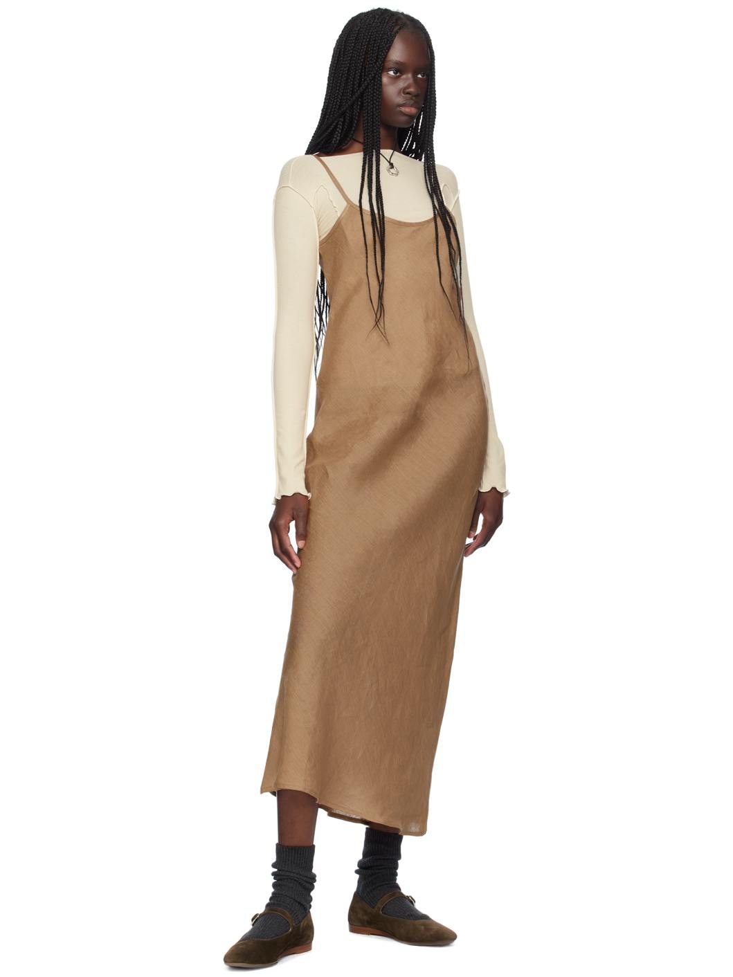 Beige Dydine Maxi Dress - 5