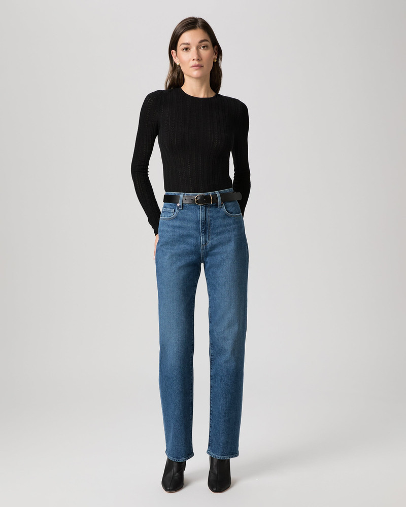 PAIGE Stevie 31" Straight Jean outlook
