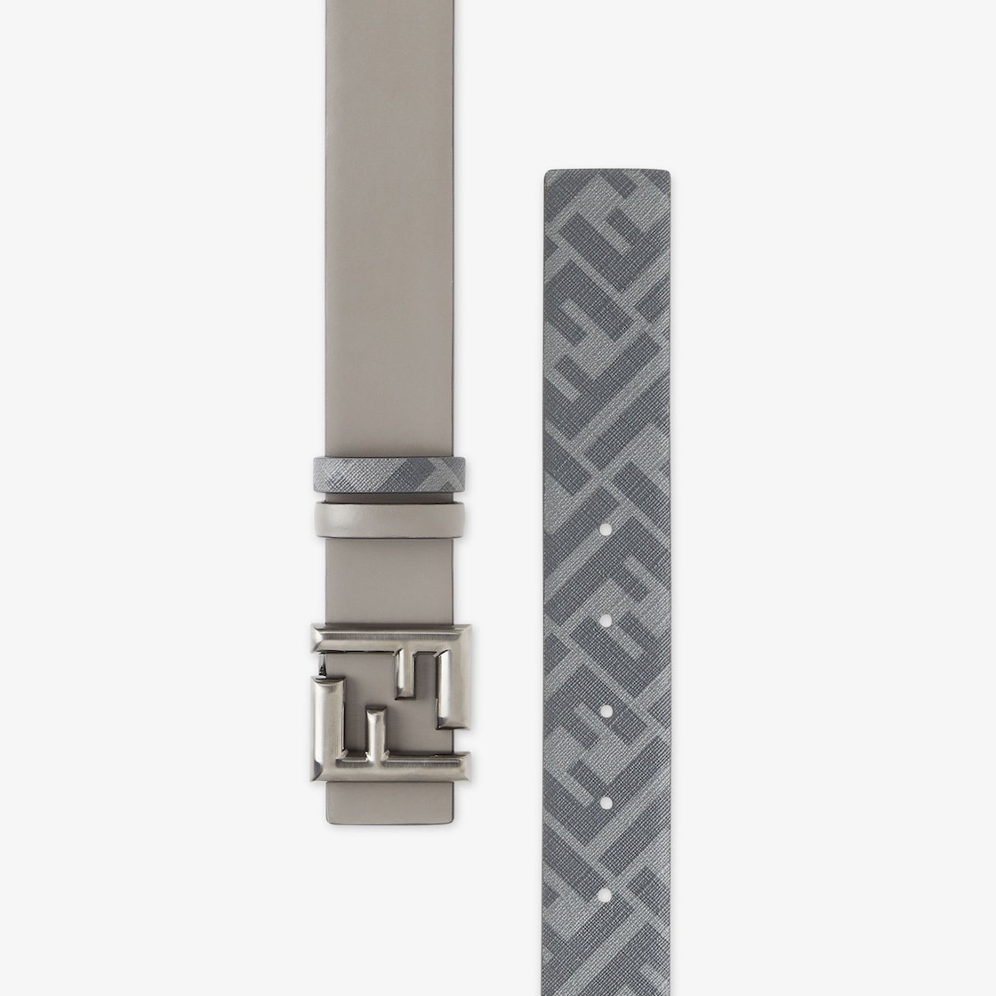 Gray fendi belt hotsell