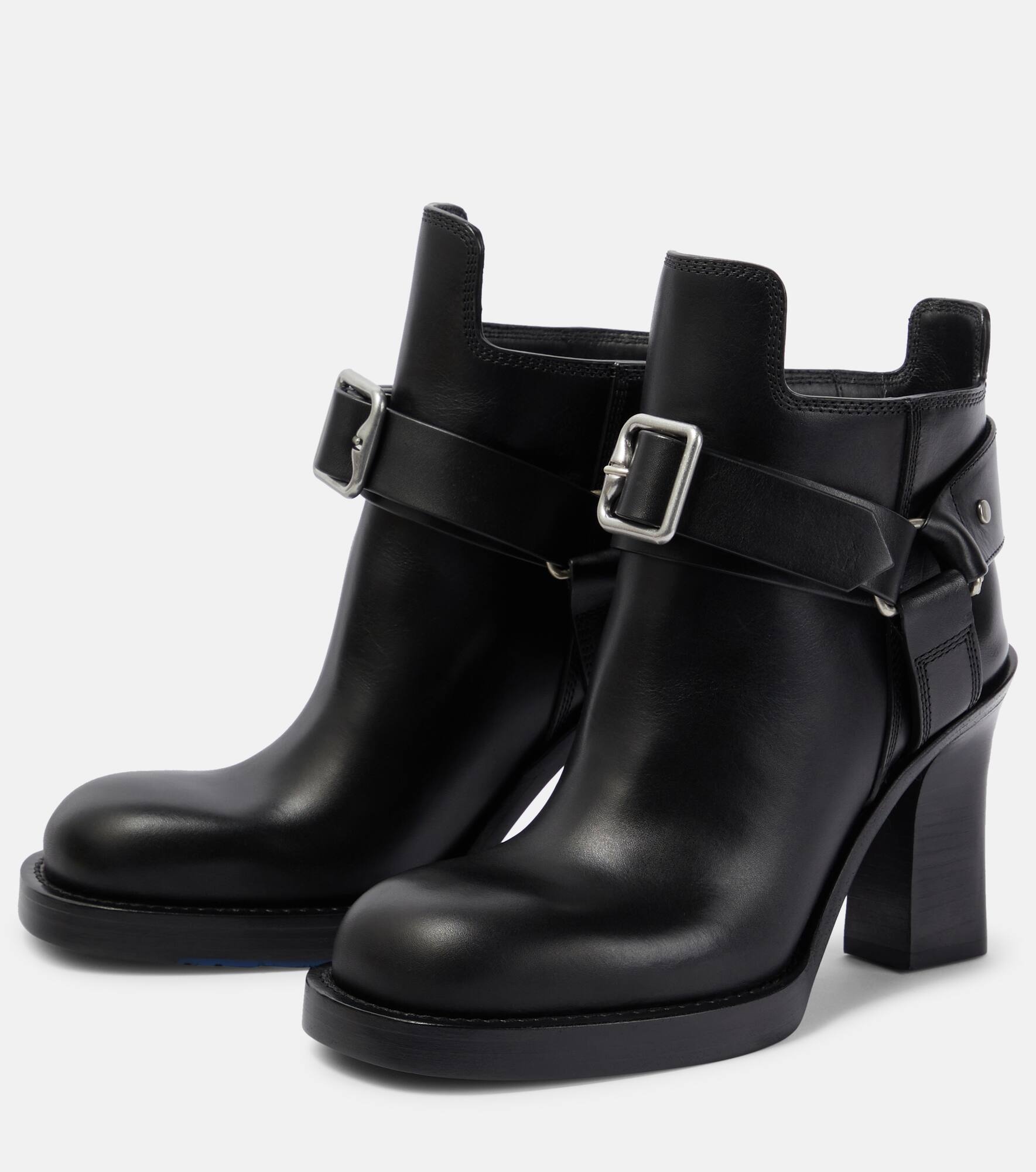 Stirrup leather ankle boots - 5