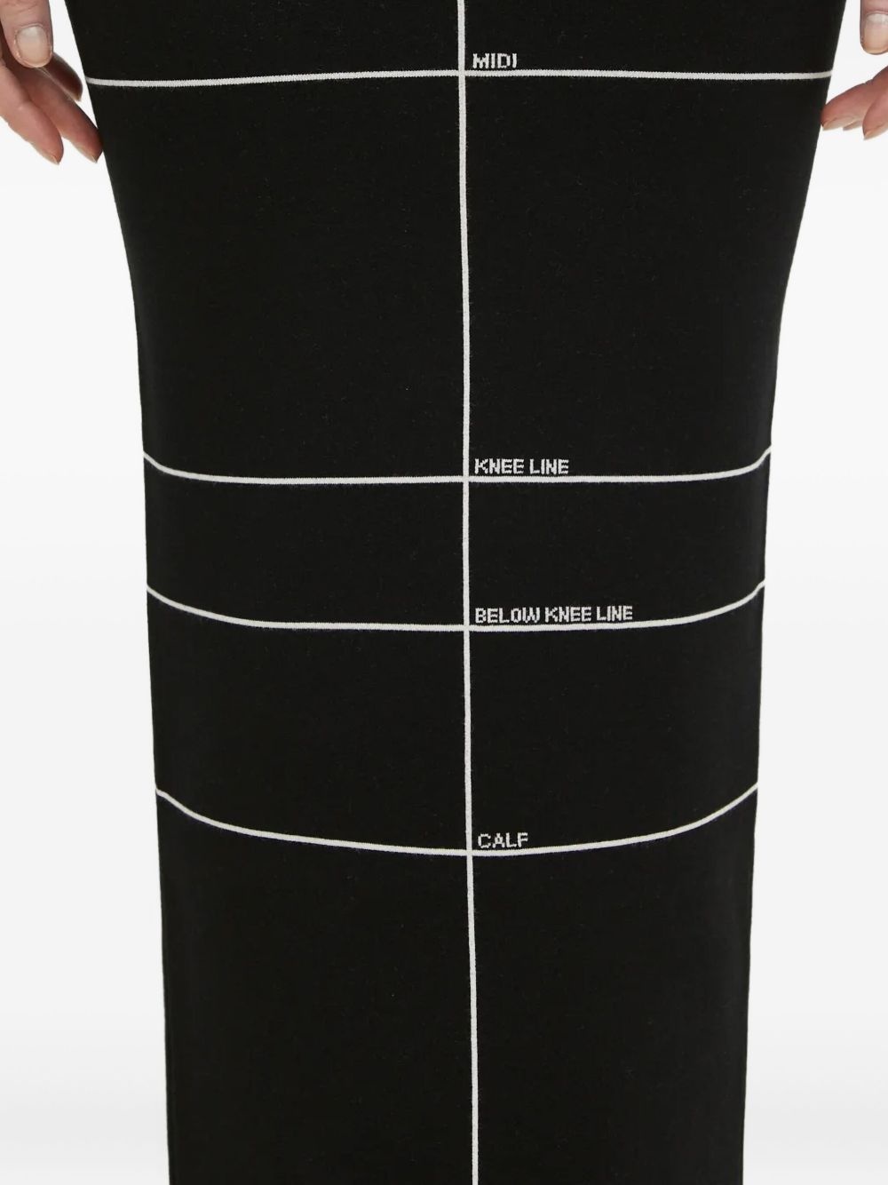 stripe-detail maxi skirt - 5