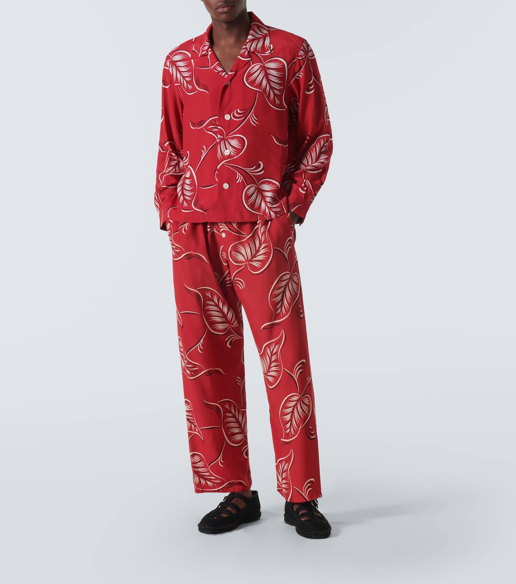 Creeping Begonia printed shirt - 2