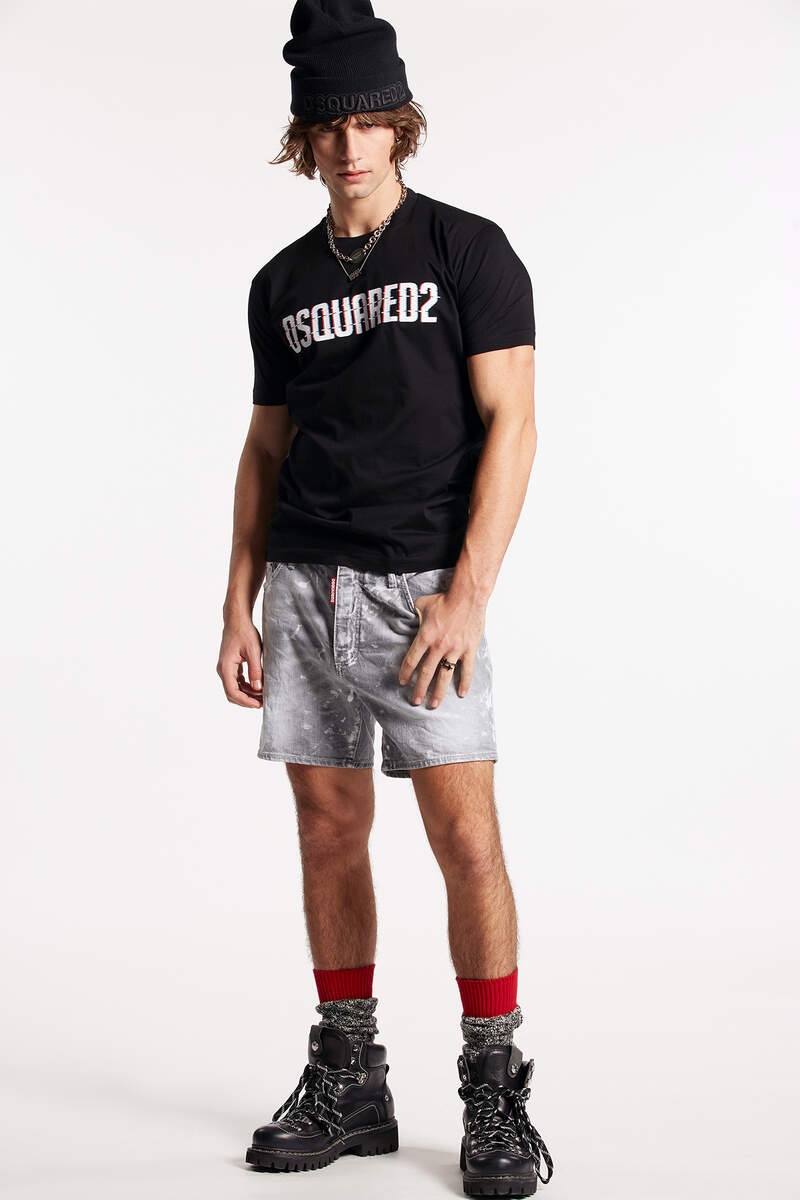 GREY SPOTTED WASH DAN COMMANDO SHORTS - 3
