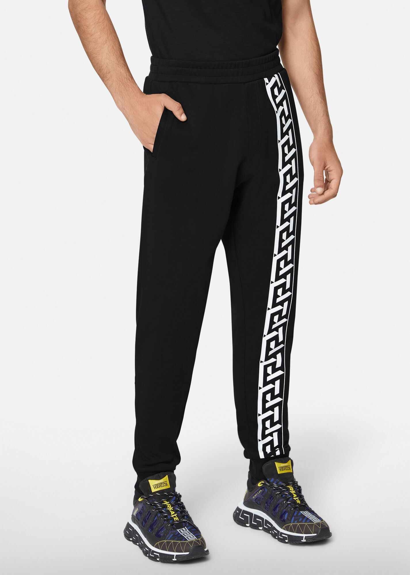 Greca Accent Sweatpants - 2