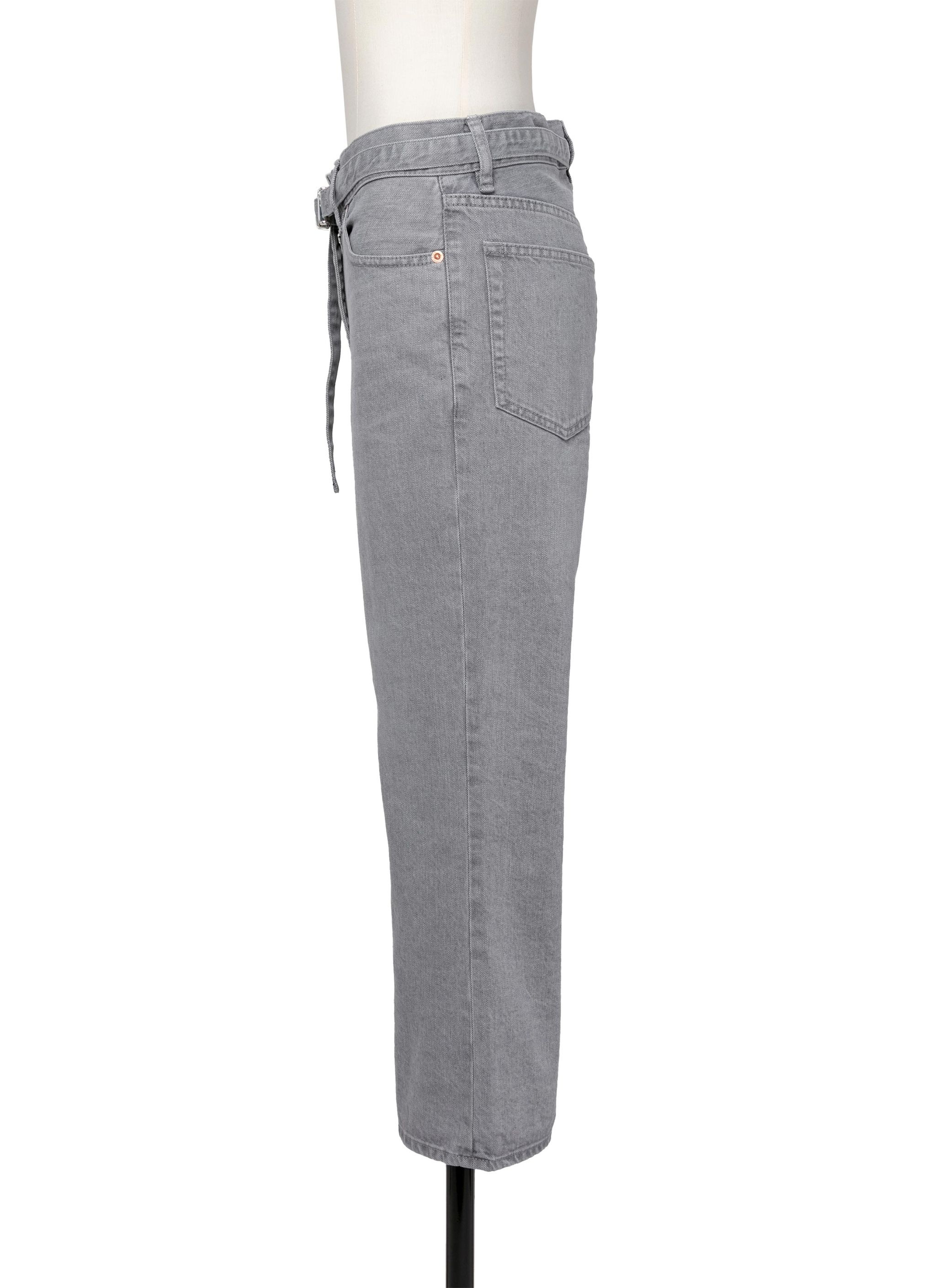 Boot Cut Denim Pants - 2