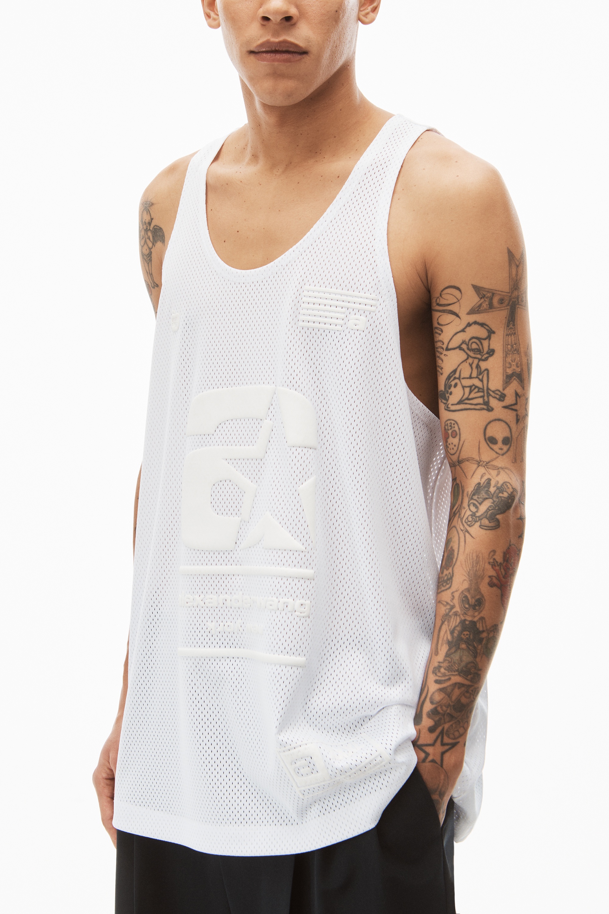 STAR TANK IN ATHLETIC MESH - 3