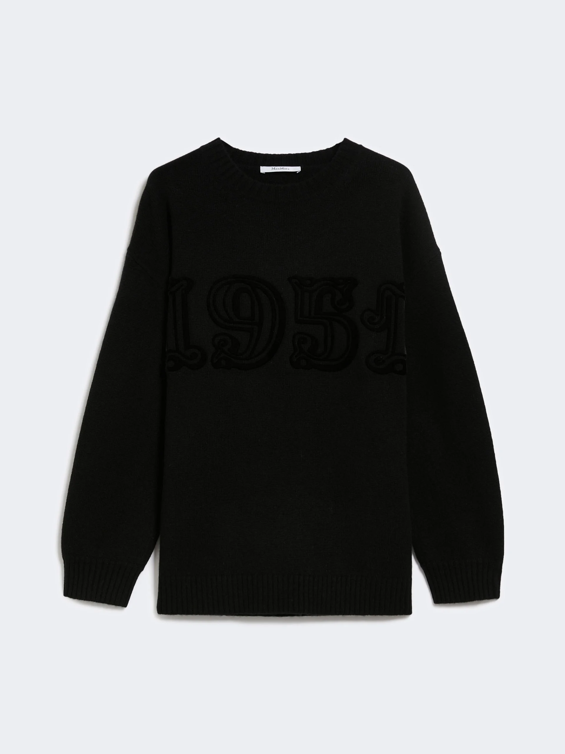 FIDO Wool and cashmere jumper - BLACK - 1
