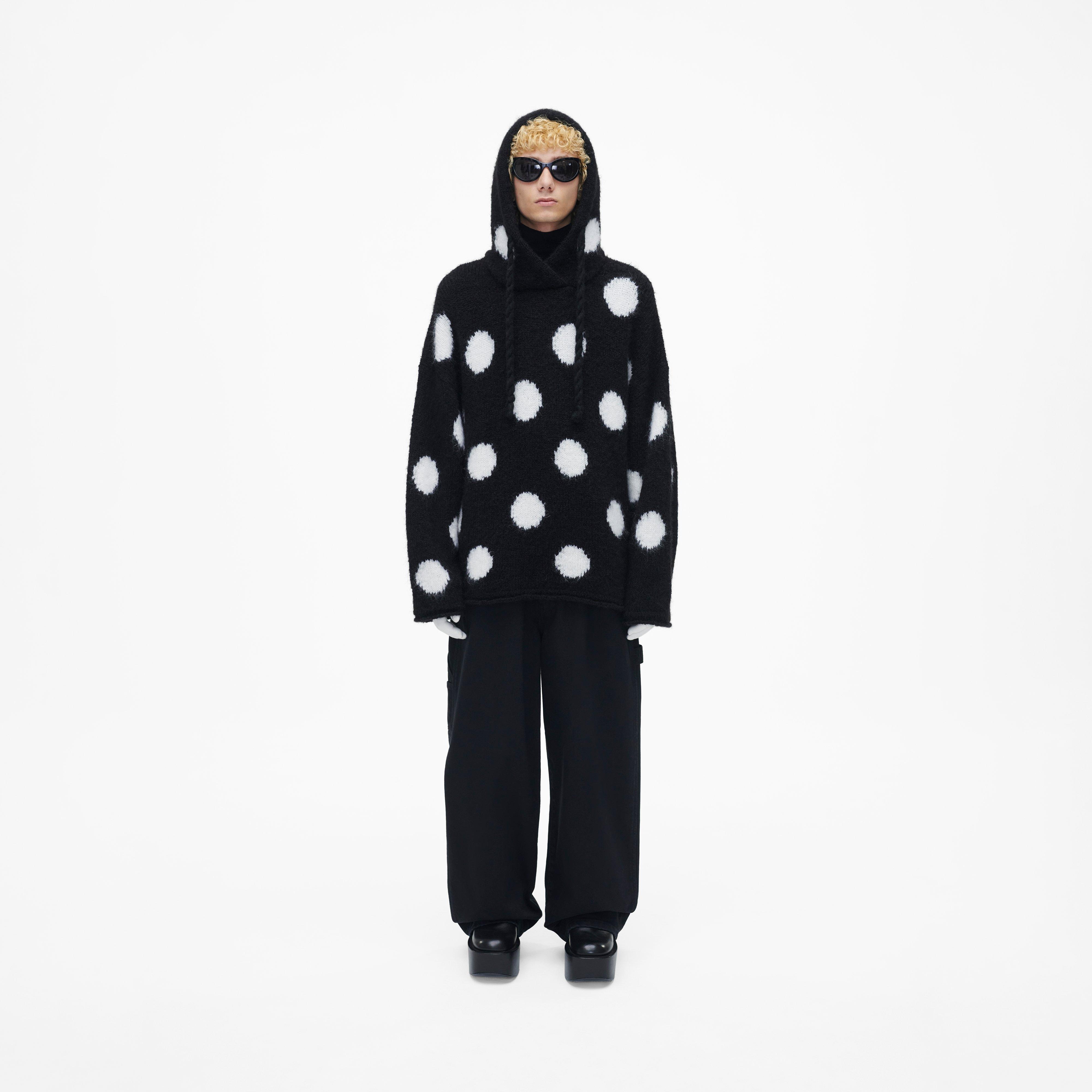 THE BRUSHED SPOTS KNIT HOODIE - 7