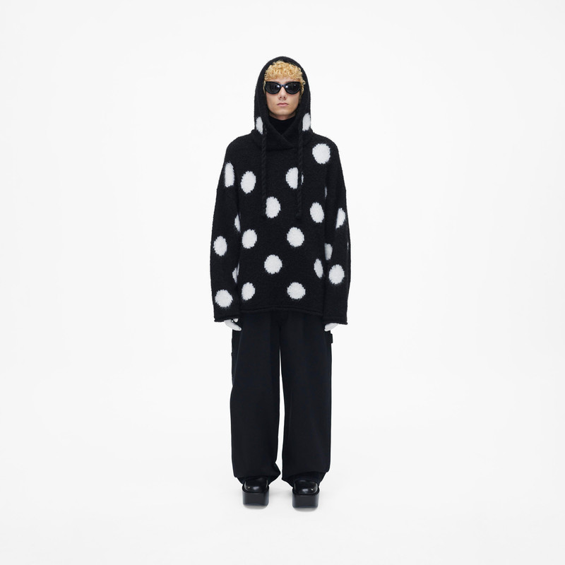 THE BRUSHED SPOTS KNIT HOODIE 7