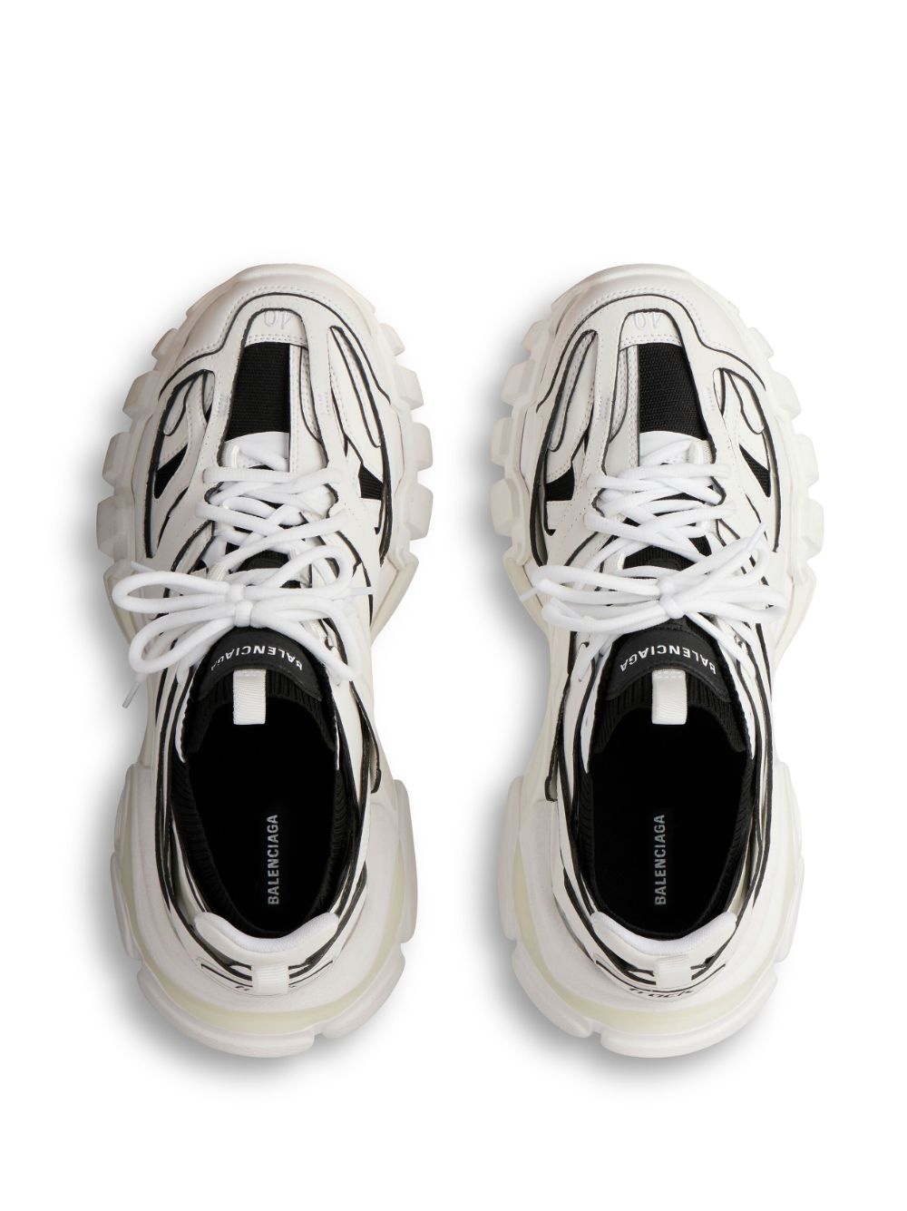 Track panelled sneakers - 4