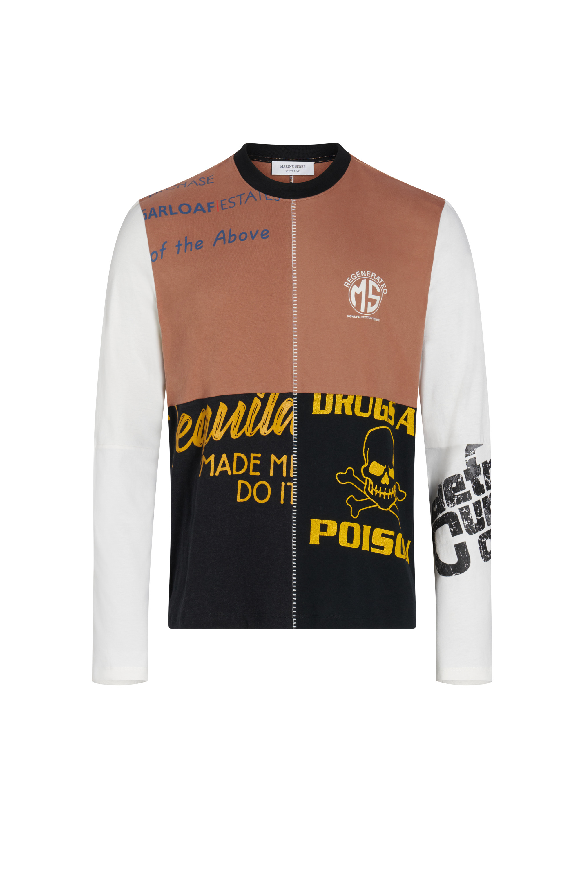 Regenerated Graphic T-Shirt Patchwork T-Shirt - 2