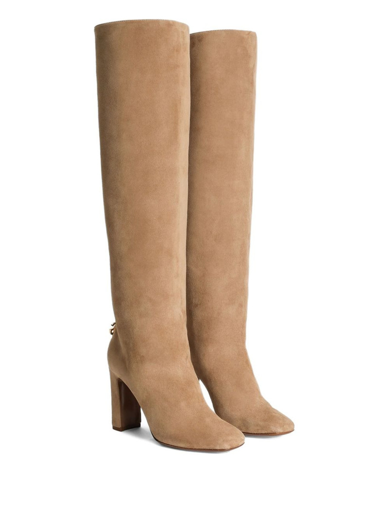 Dolce & Gabbana 90mm block-heel boots outlook