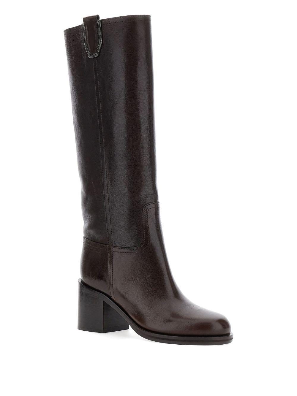 leather knee-high boots - 2
