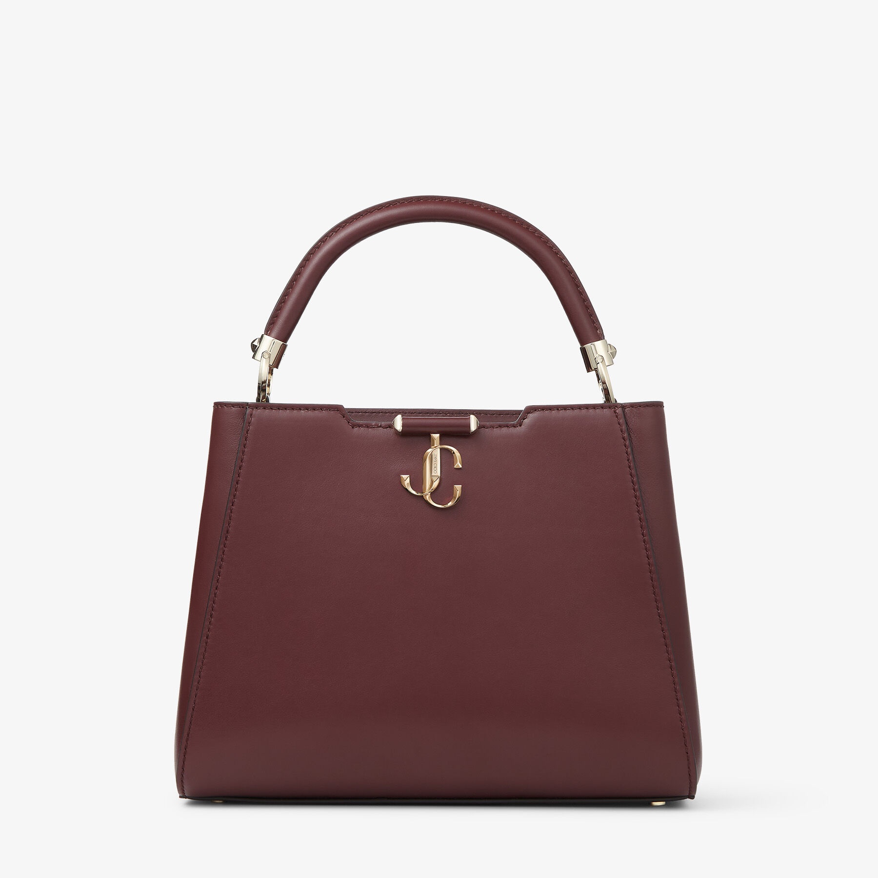 Varenne TH/M
Burgundy Soft Shiny Calf Leather Top Handle Bag - 1