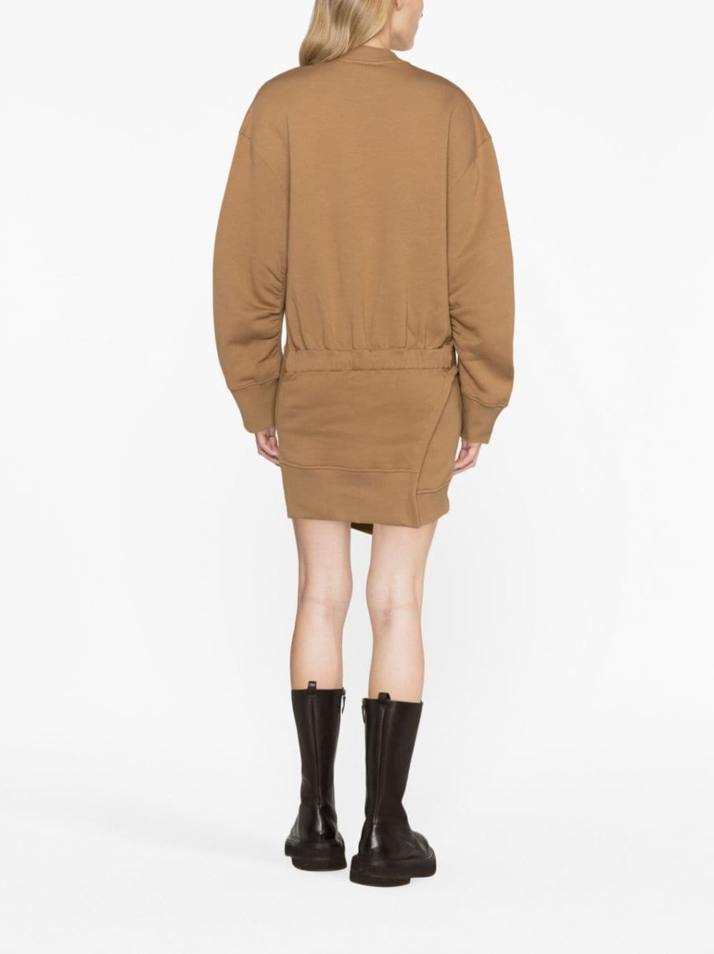 Ivory cotton sweatshirt dress - 3