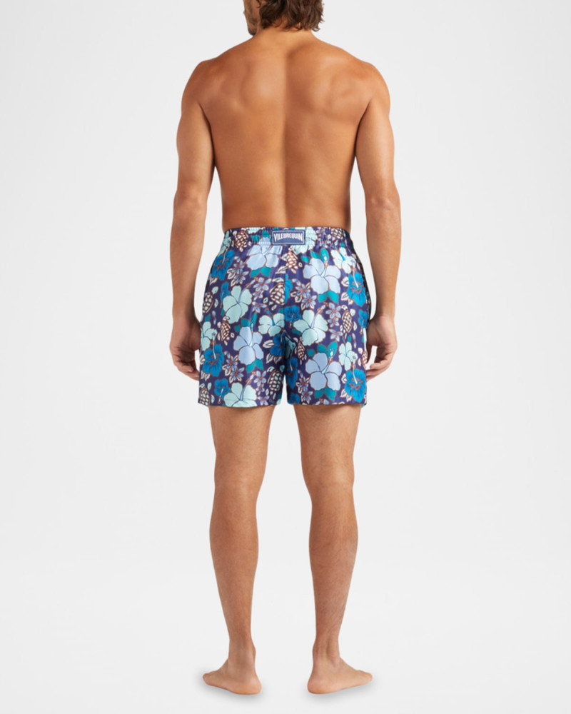 Vilebrequin Men's Floral Turtle Swim Shorts outlook
