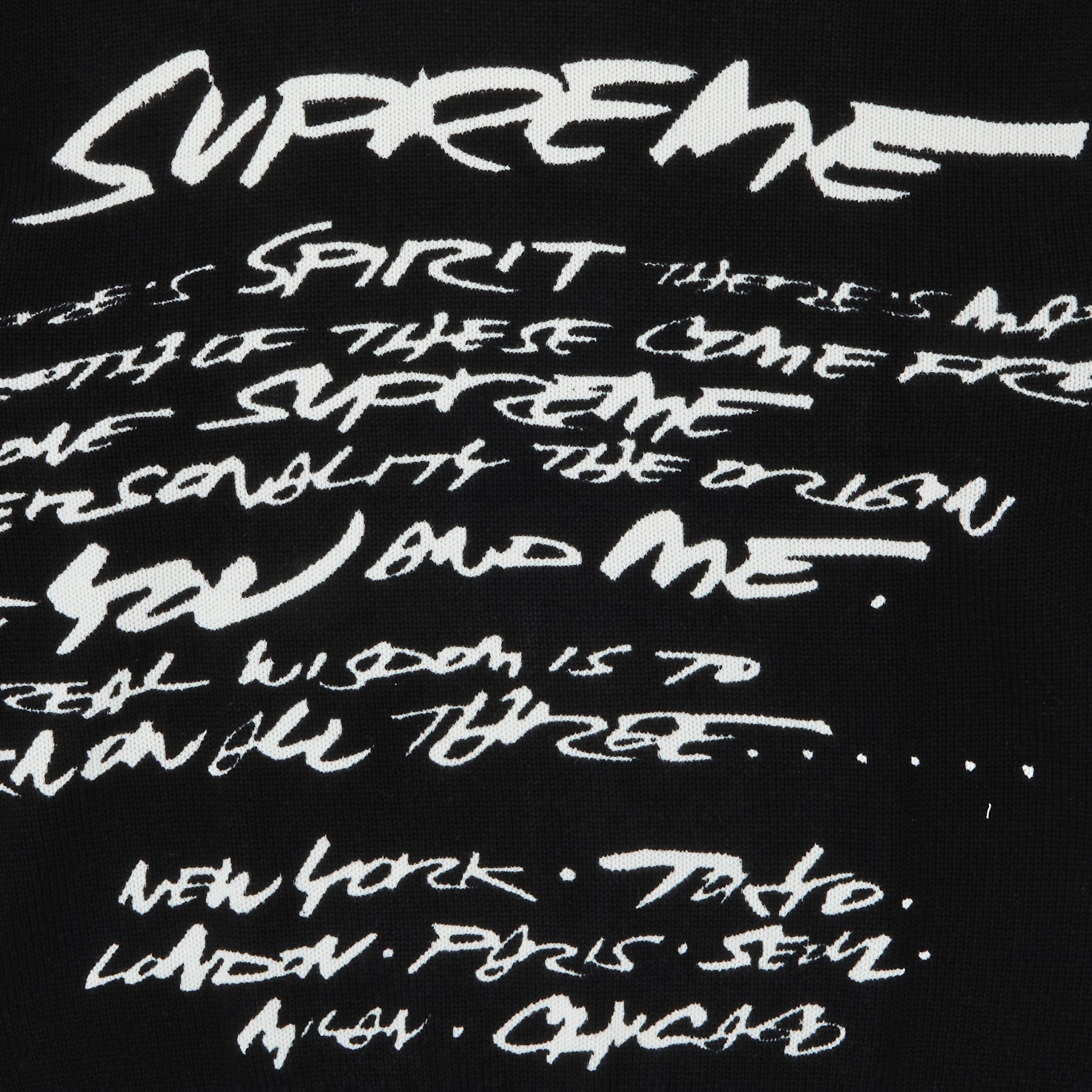 Supreme Futura Sweater 'Black' - 3