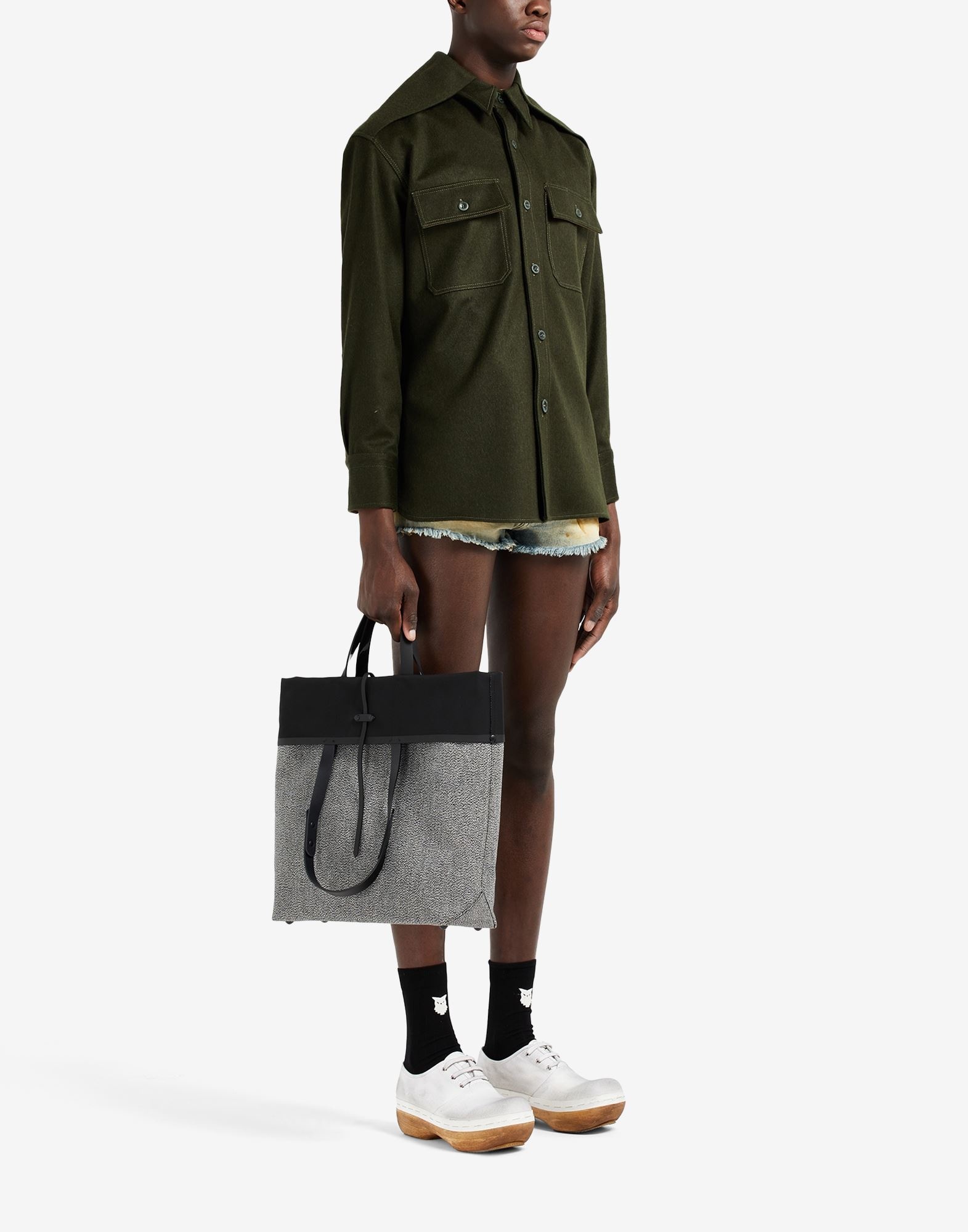 Fold-over tote bag - 5