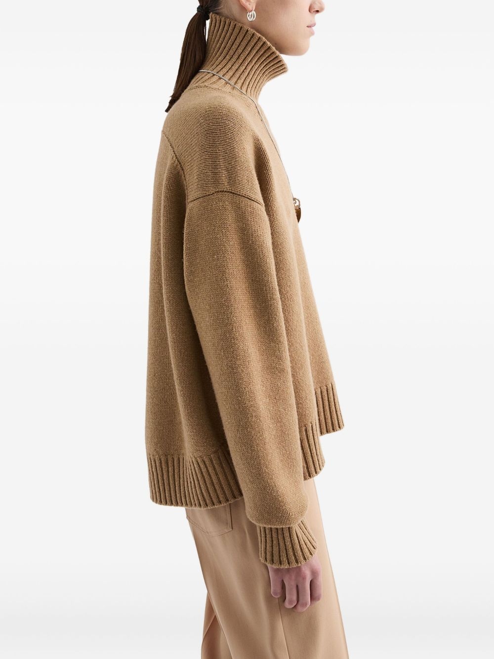 high-neck sweater - 3