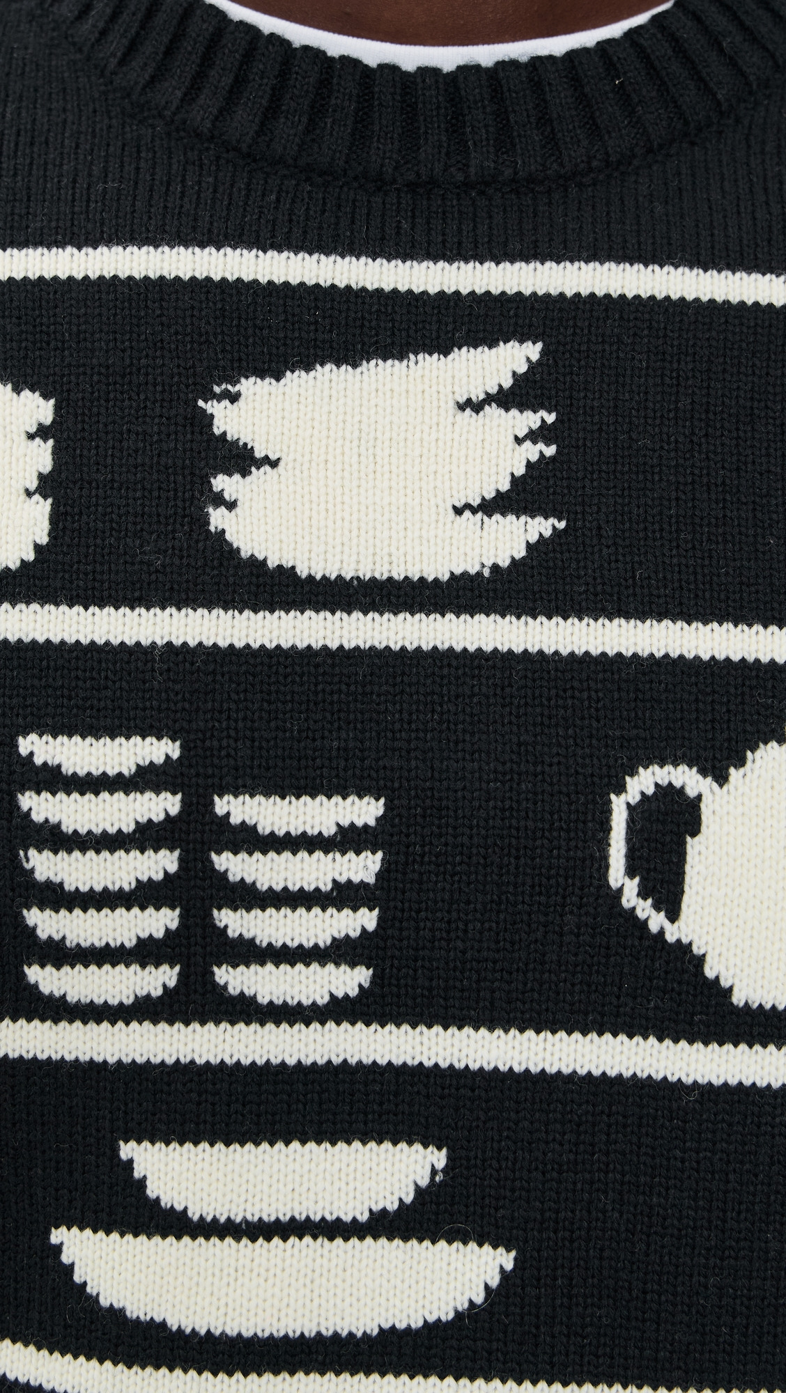 Crockery Jacquard Sweater - 5