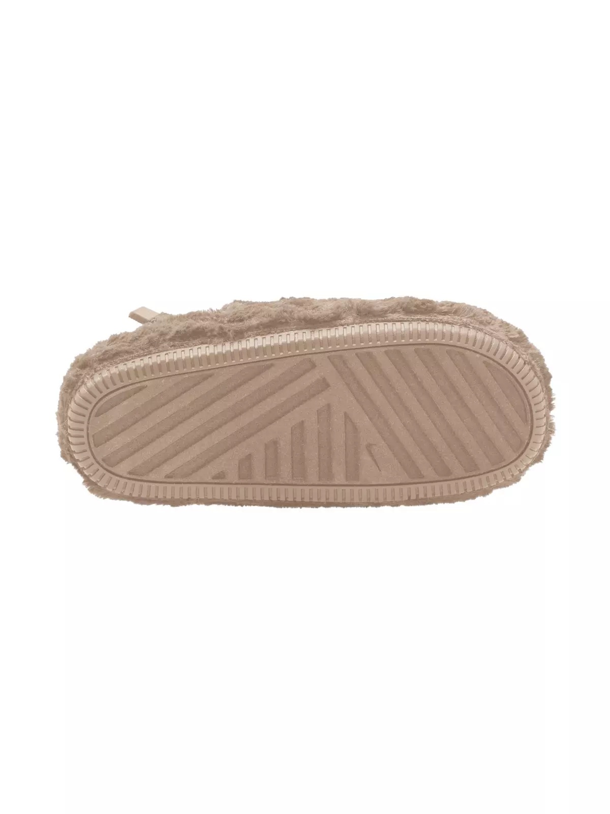 Calm Mule Fuzzy Fur âSanddriftâ Women's Slide - 11