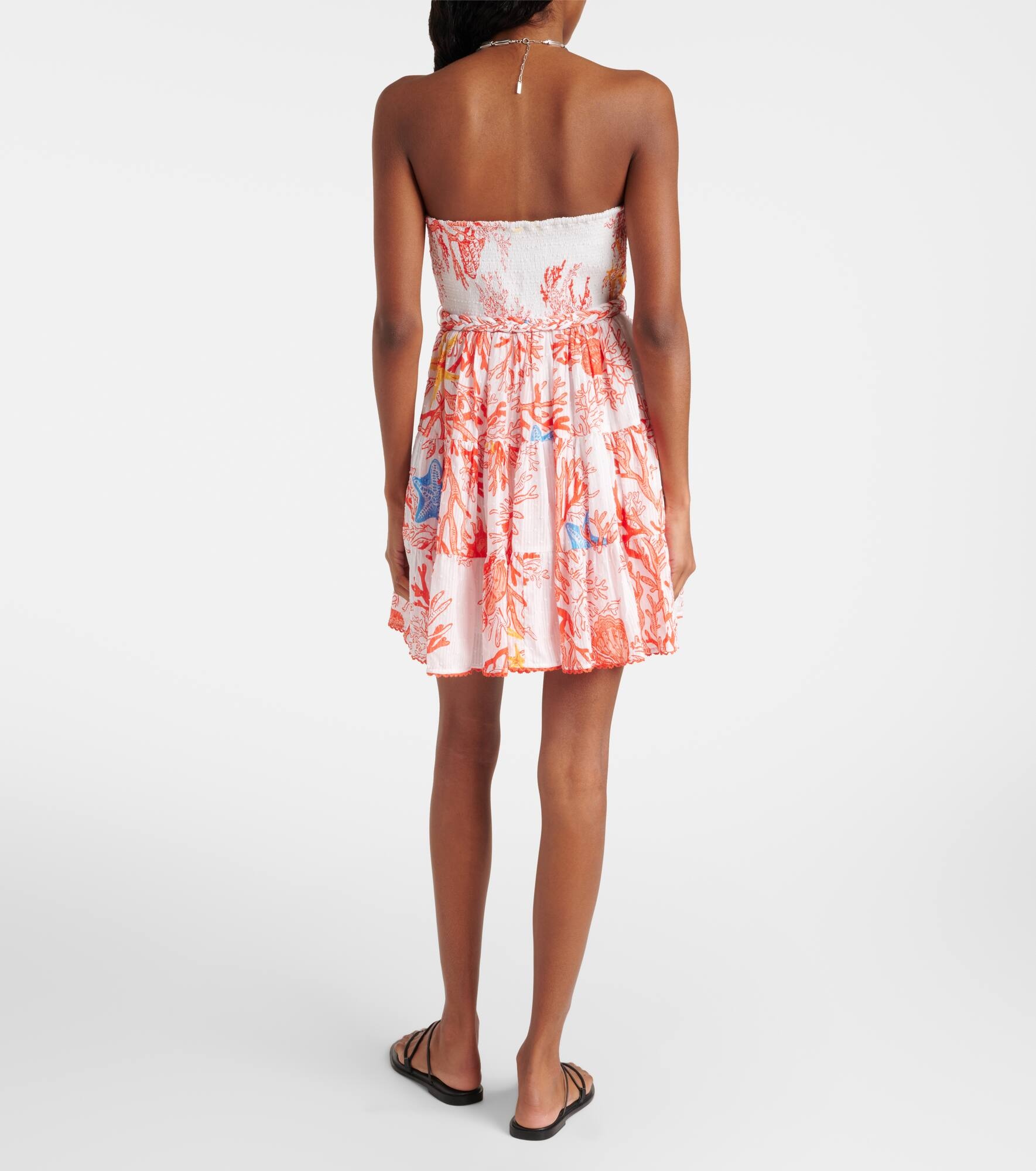 Christine printed cotton minidress - 3