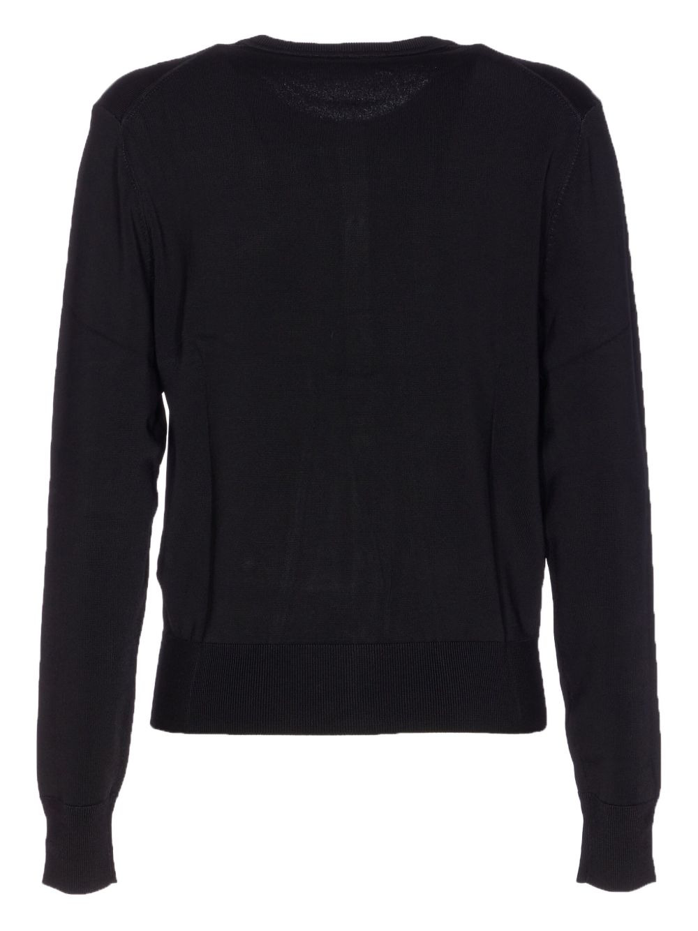 button-front crew-neck cardigan - 2