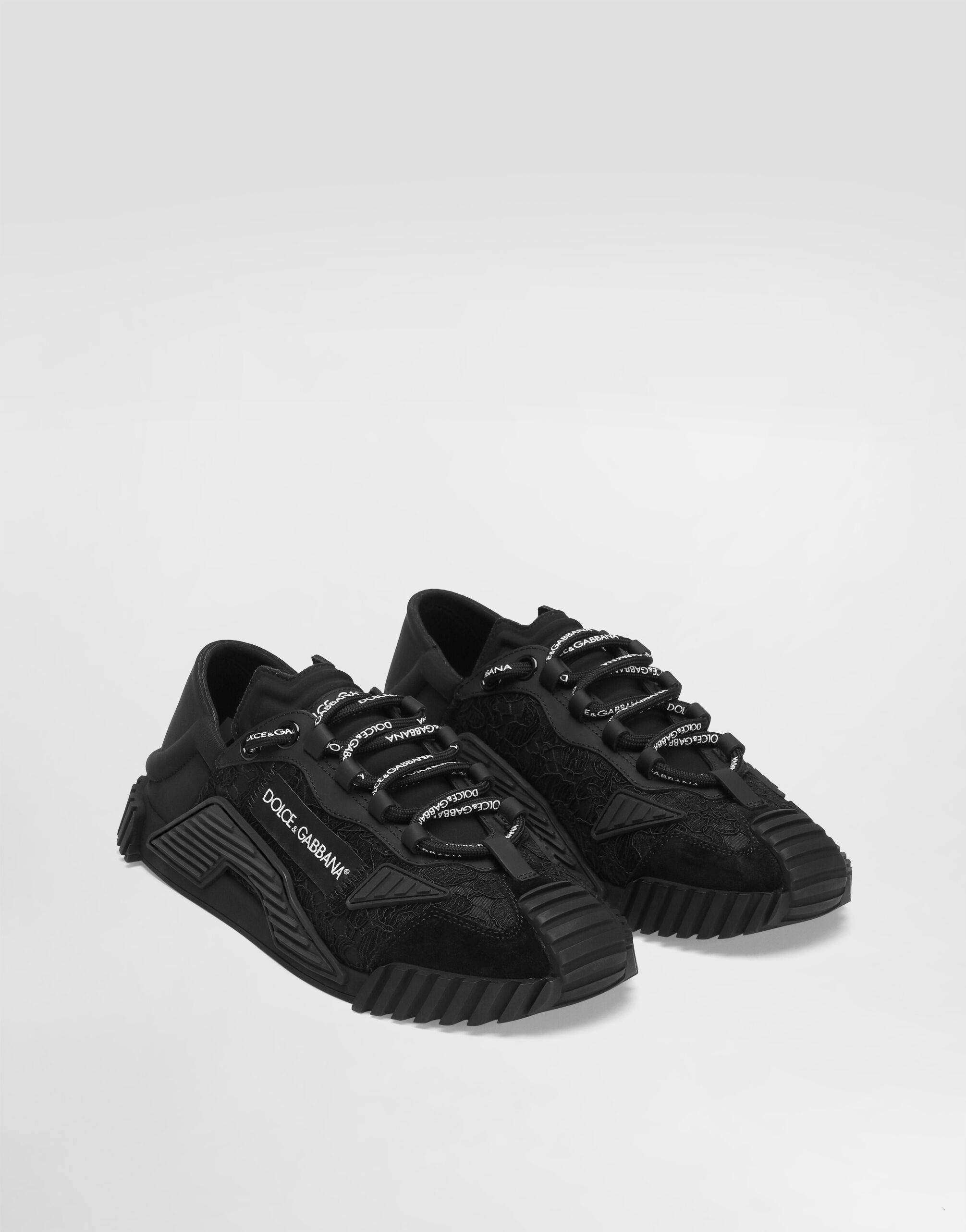 Mixed-materials NS1 slip-on sneakers - 2