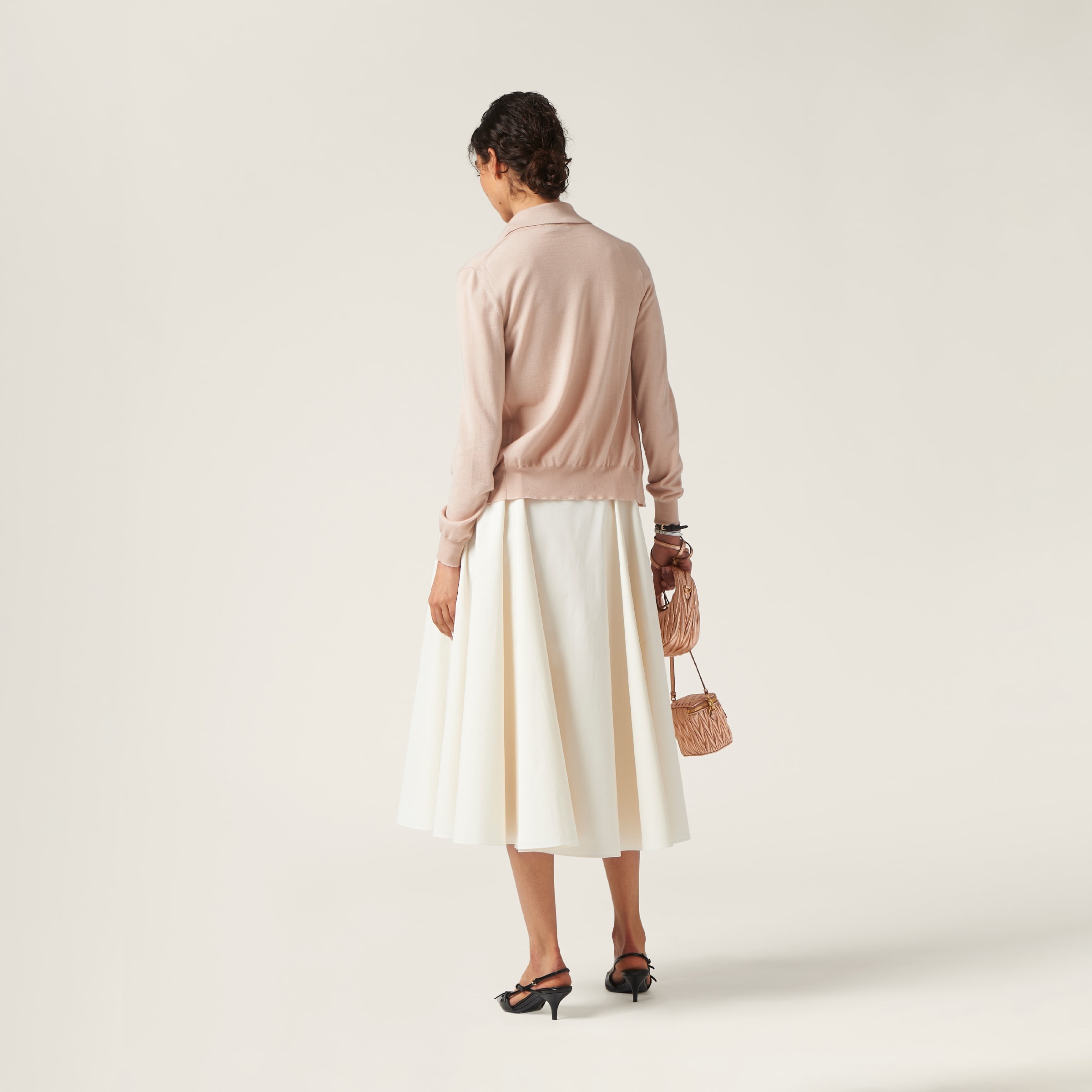 Cashmere and silk knit cardigan - 3