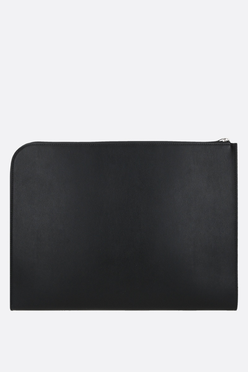MCQUEEN SMOOTH LEATHER A4 CLUTCH - 4