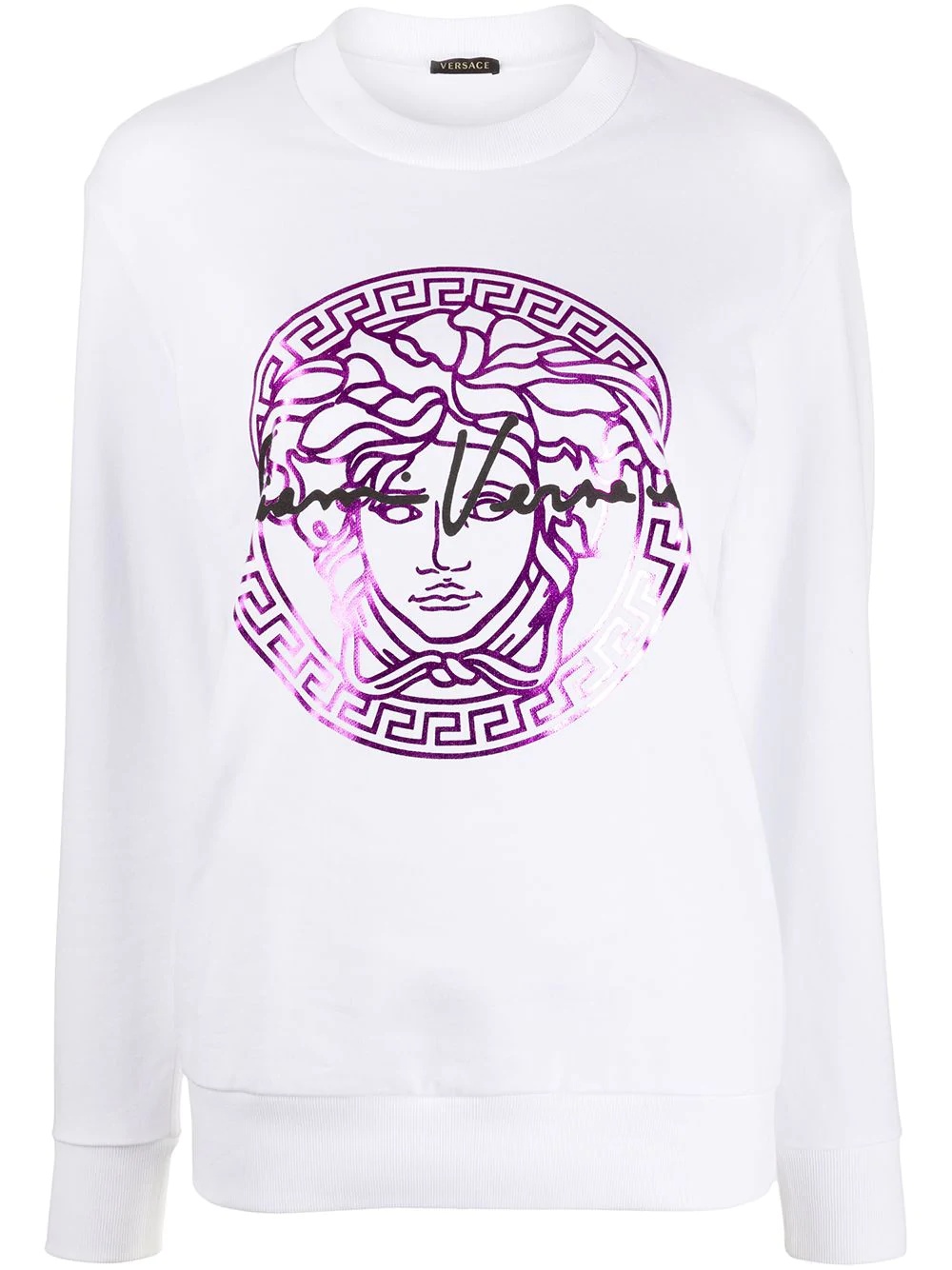 Medusa print sweatshirt - 1