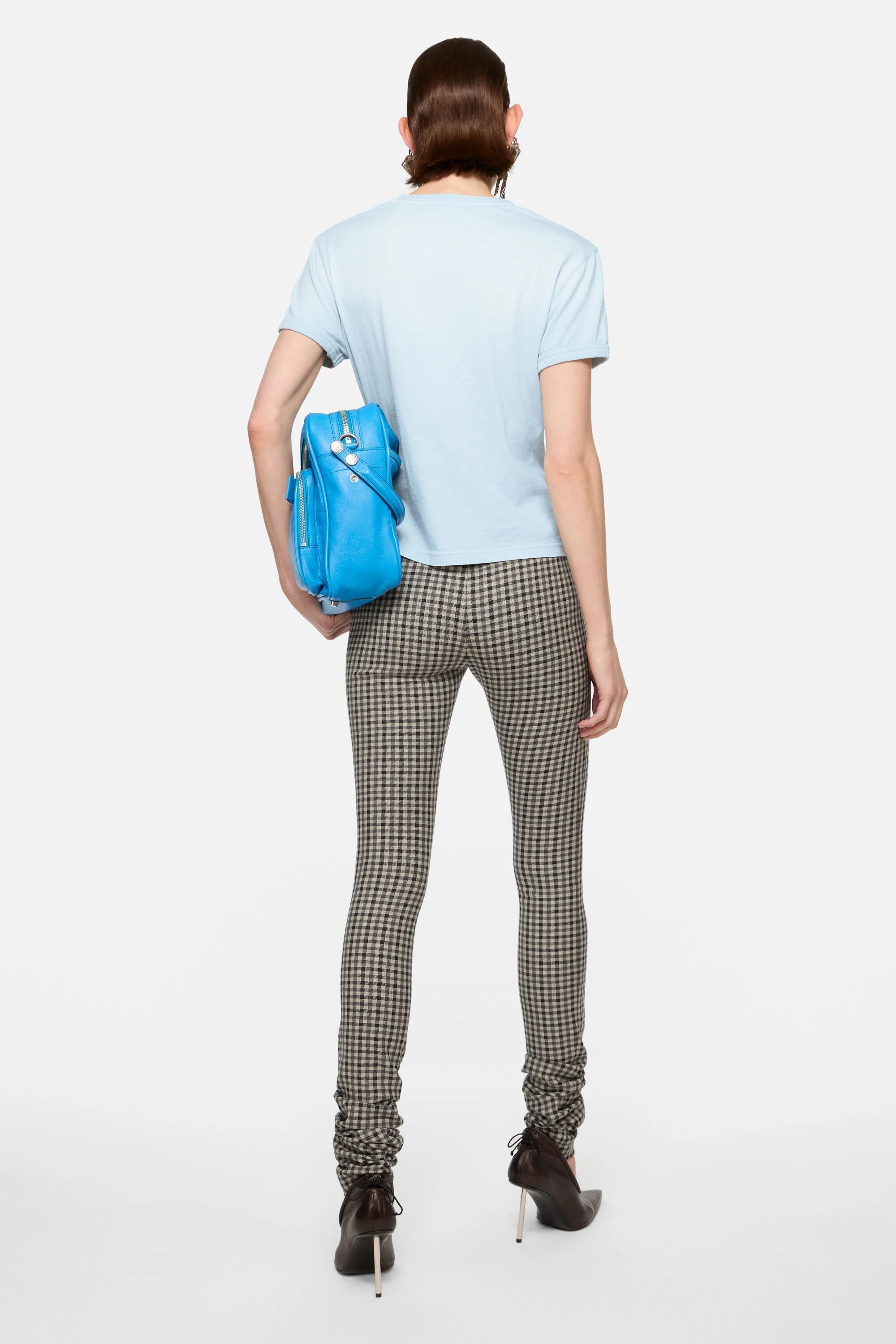 Print t-shirt - fitted - Light blue - 3