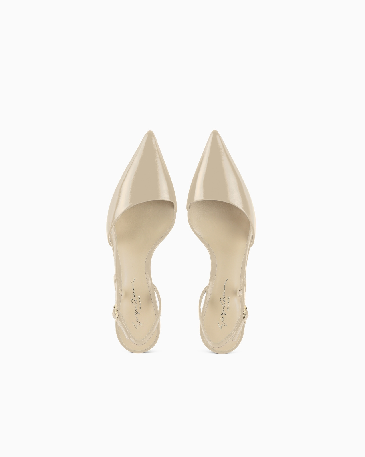 SLINGBACKS IN TEXTURED PATENT LEATHER - 3