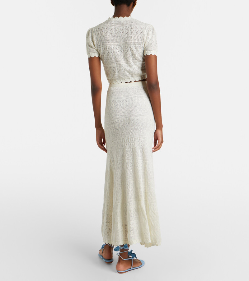 Pointelle midi skirt 6