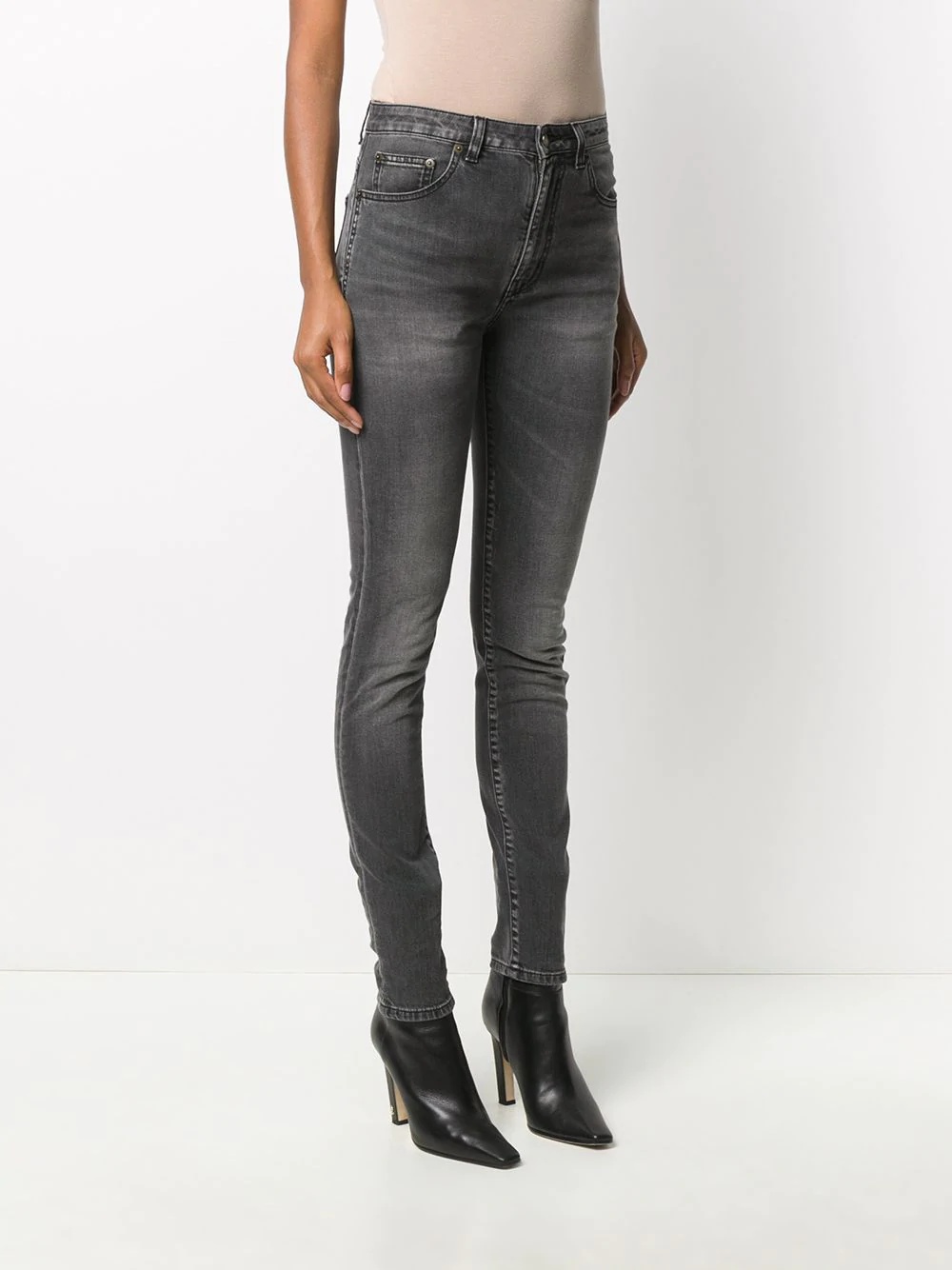 whiskered skinny jeans - 3