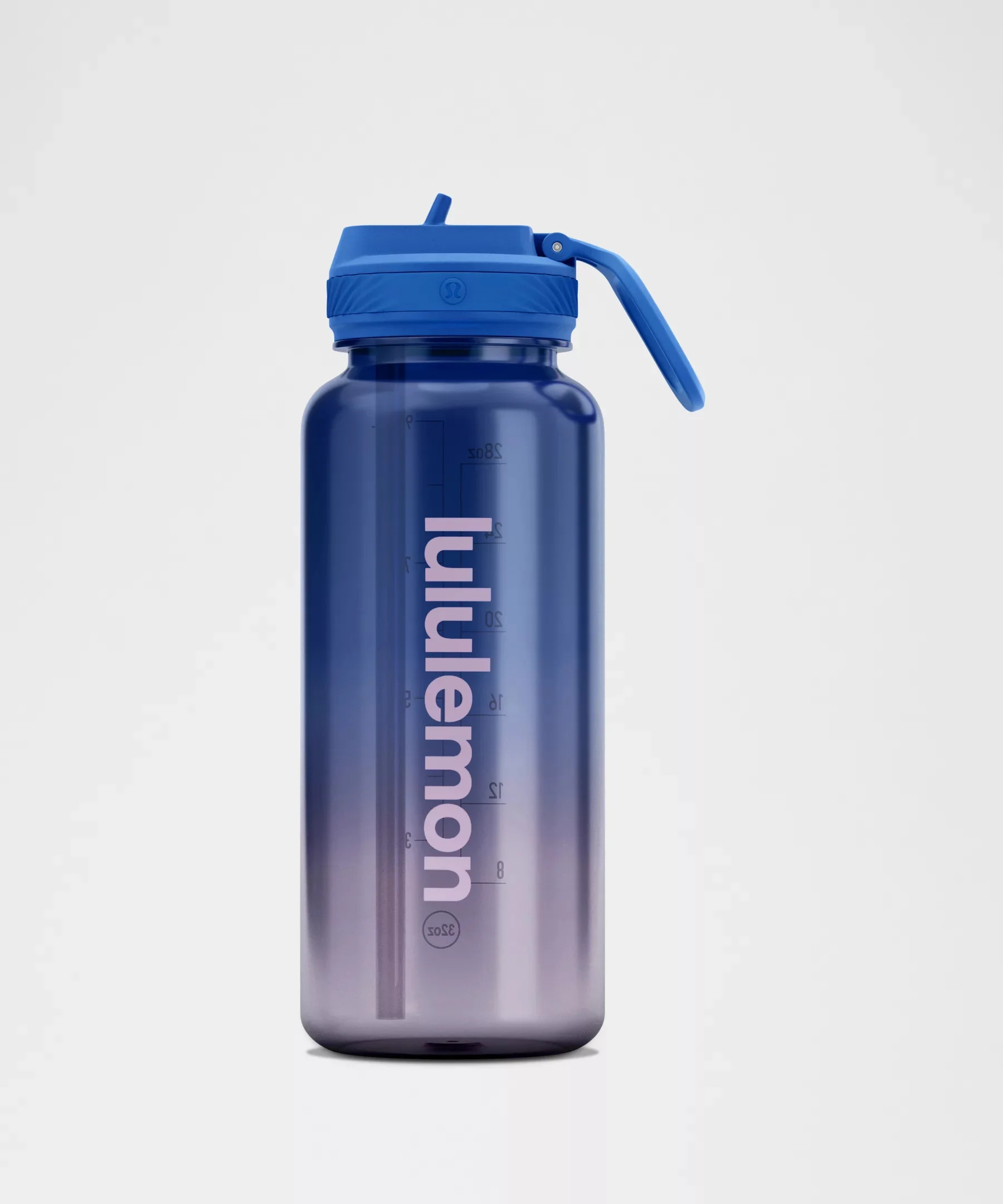 Back To Life Clear Bottle 32oz Straw Lid *Ombre - 1