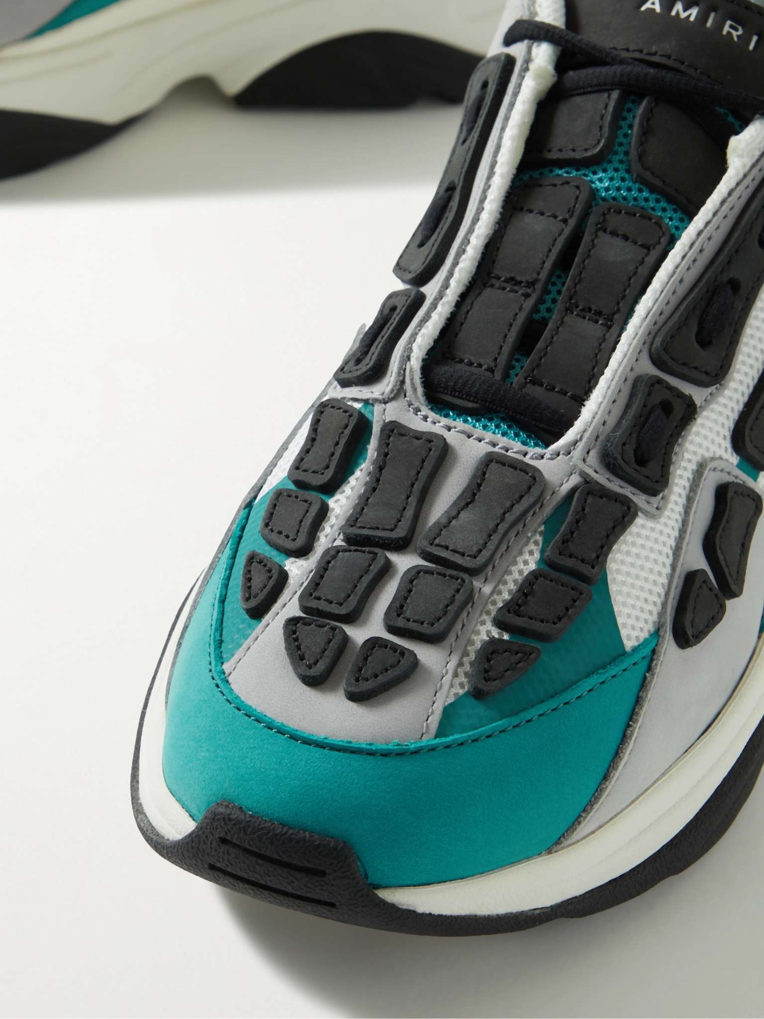Bone Runner Nubuck-Trimmed Mesh Sneakers - 6
