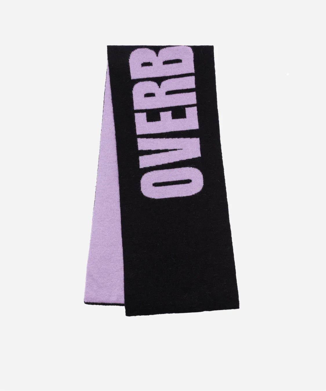 Knit scarf with lettering - 1