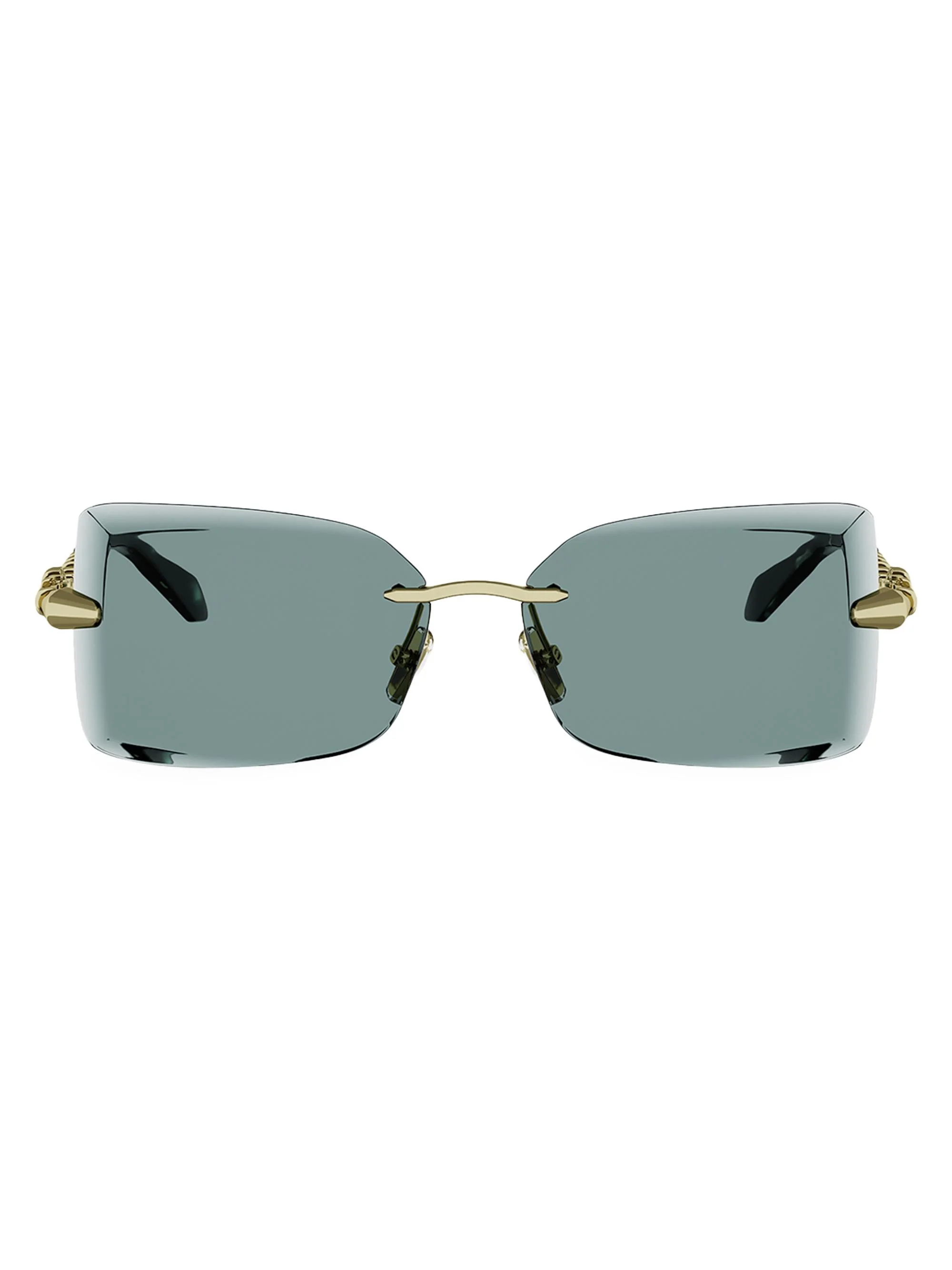 Women's Serpenti Viper 59MM Butterfly Sunglasses - Gold Green - 1