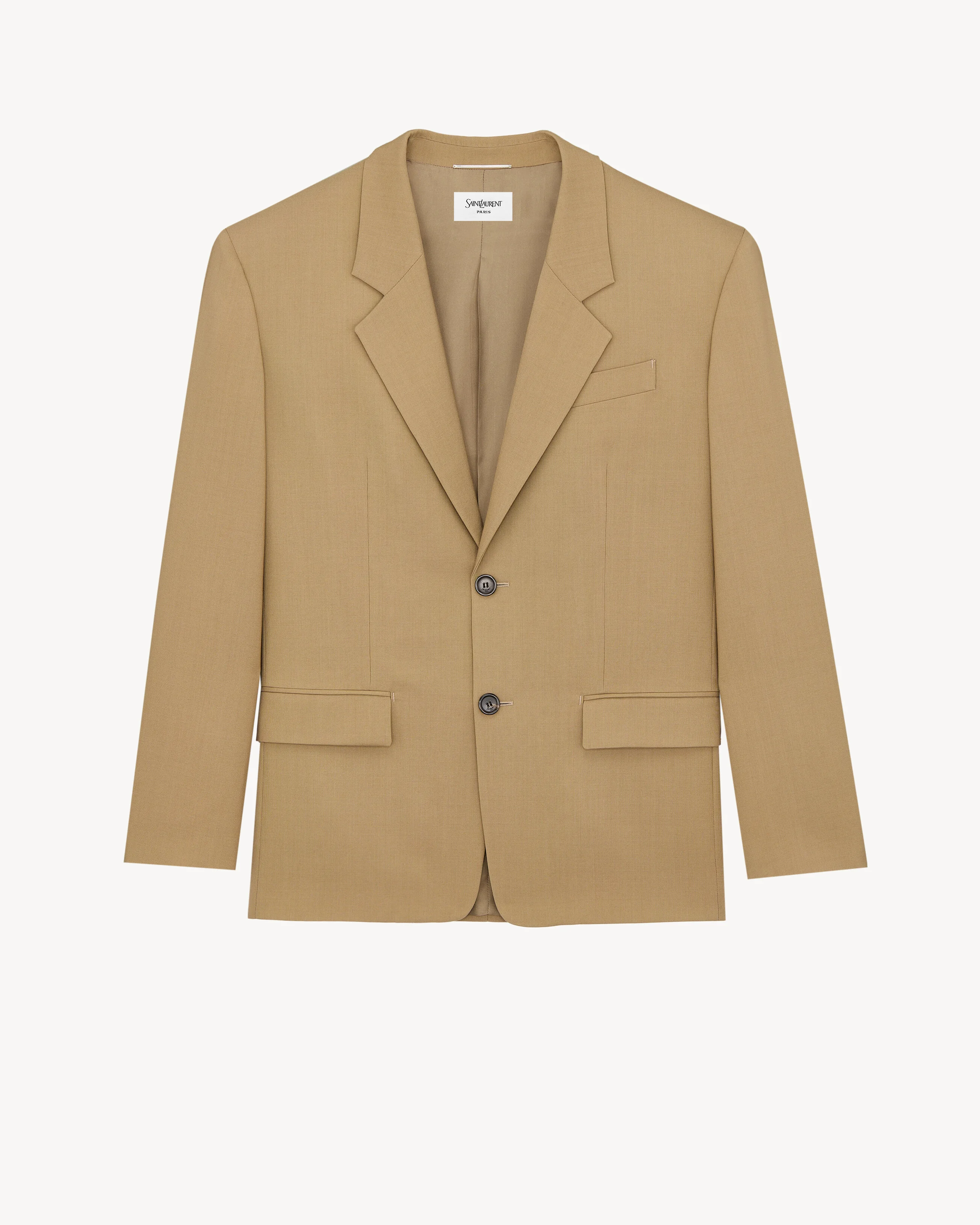 JACKET IN WOOL AND MOHAIR CANVAS - 1