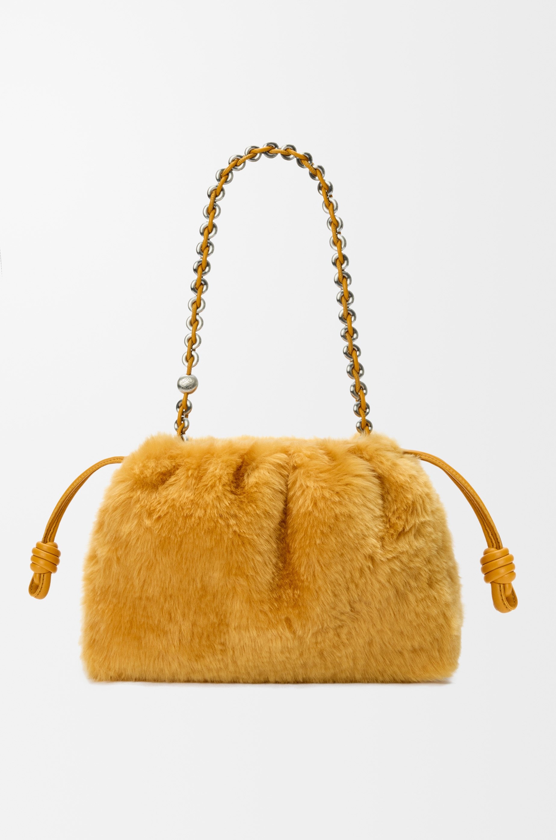 Medium Flamenco purse in shearling - 2